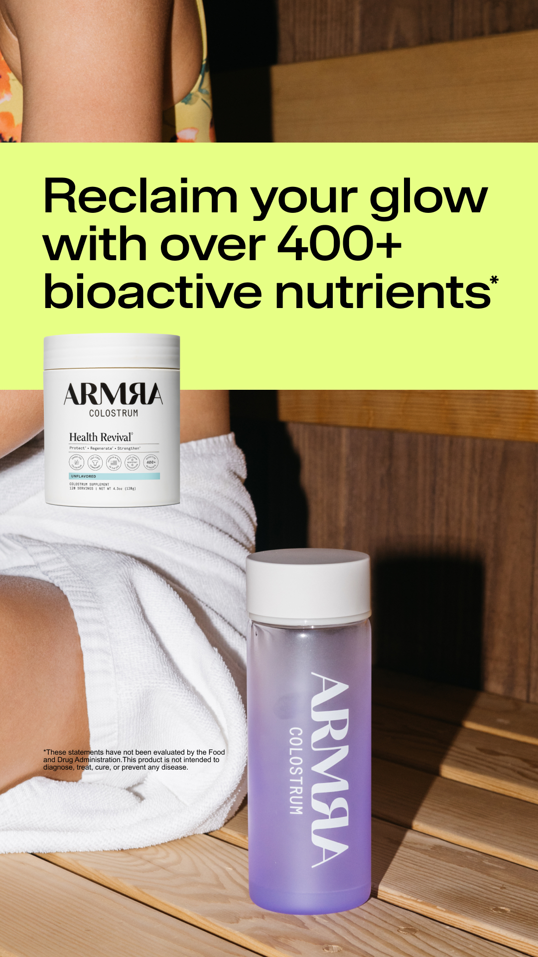 ARMRA Facebook ad