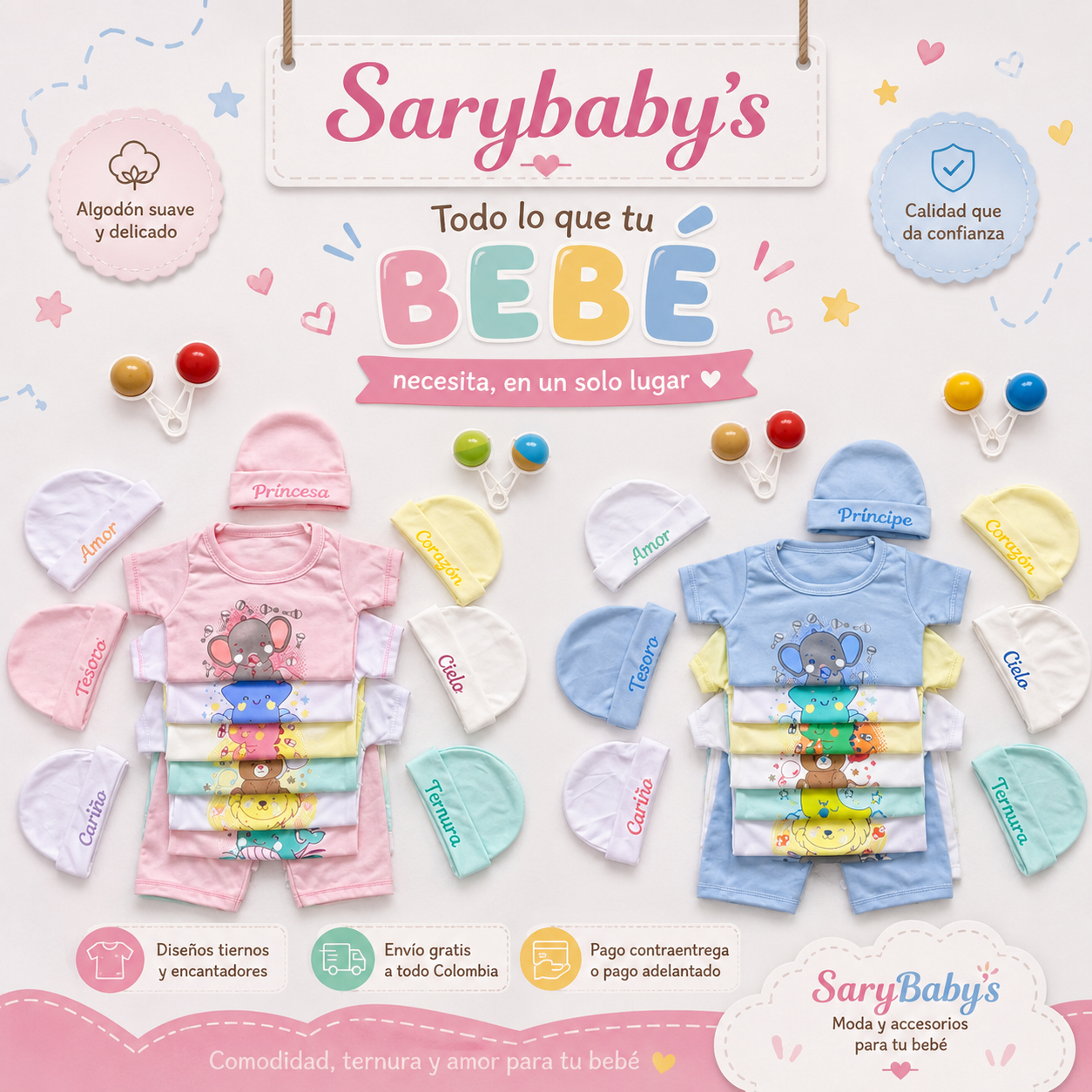 Sarybabys Facebook ad: PAGO CONTRAENTREGA