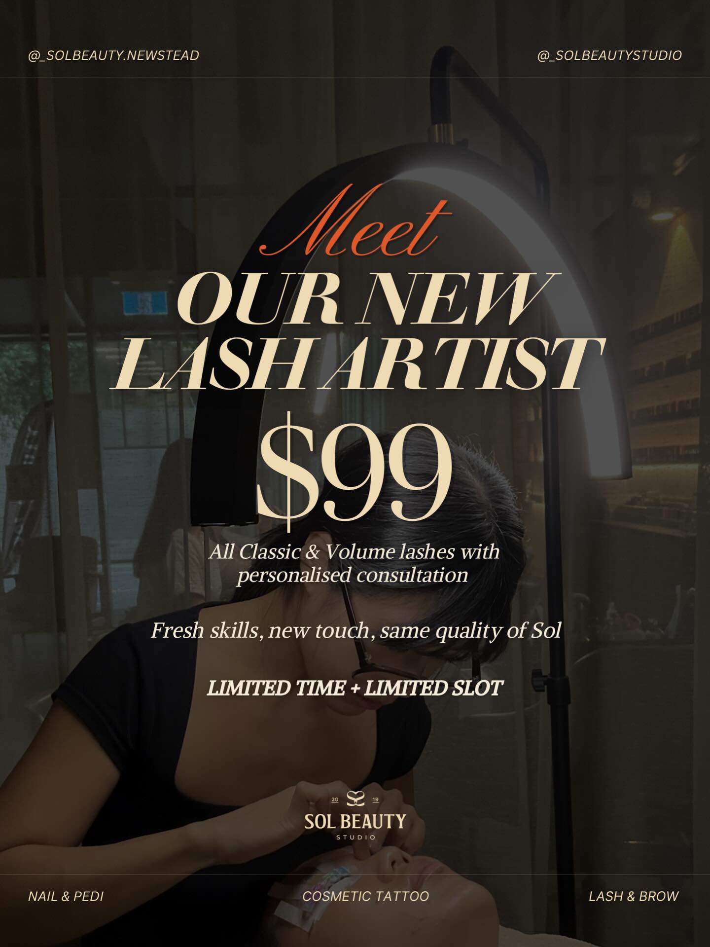 Sol Beauty Studio Newstead Facebook ad