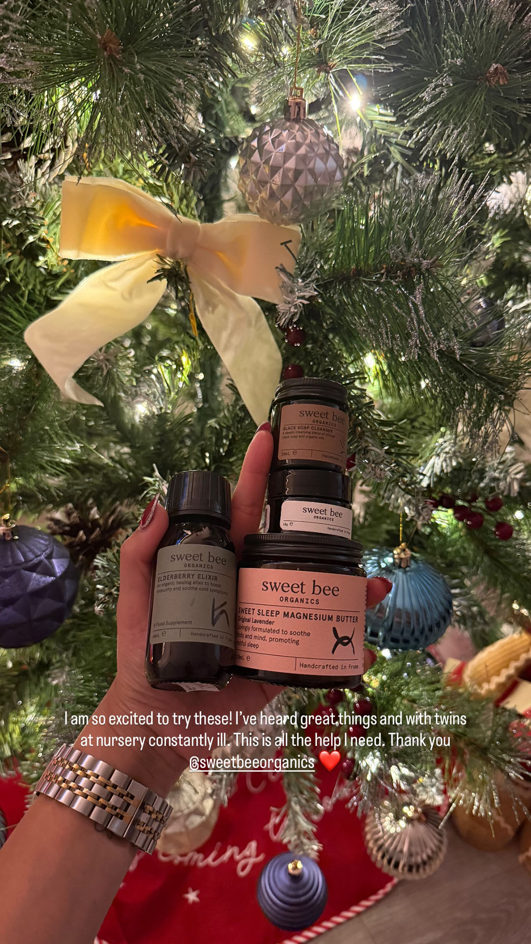Sweet Bee Organics Facebook ad