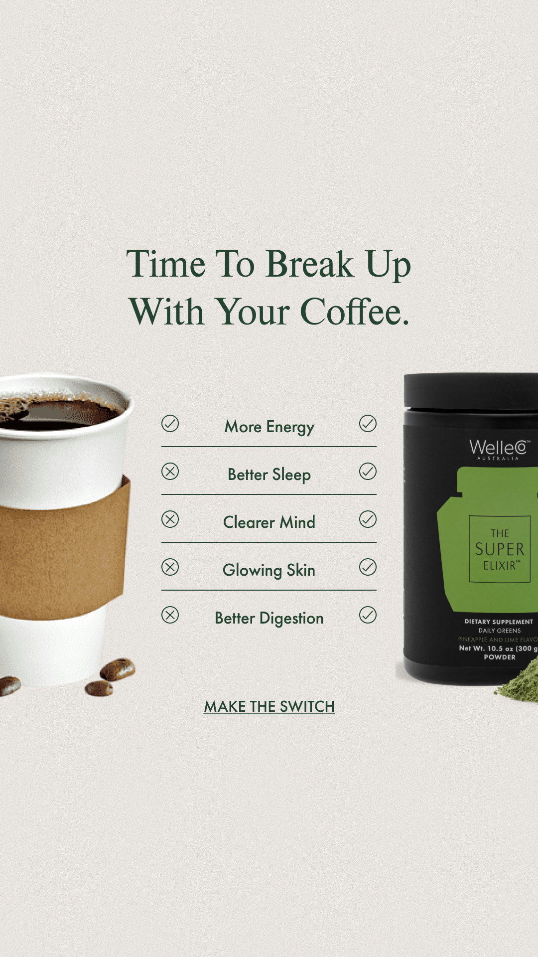 WelleCo Facebook ad