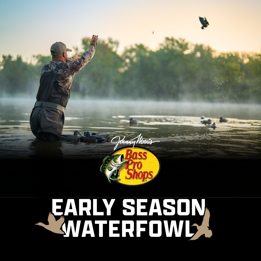 Bass Pro Shops Facebook ad: Answer the Call of Early Season.