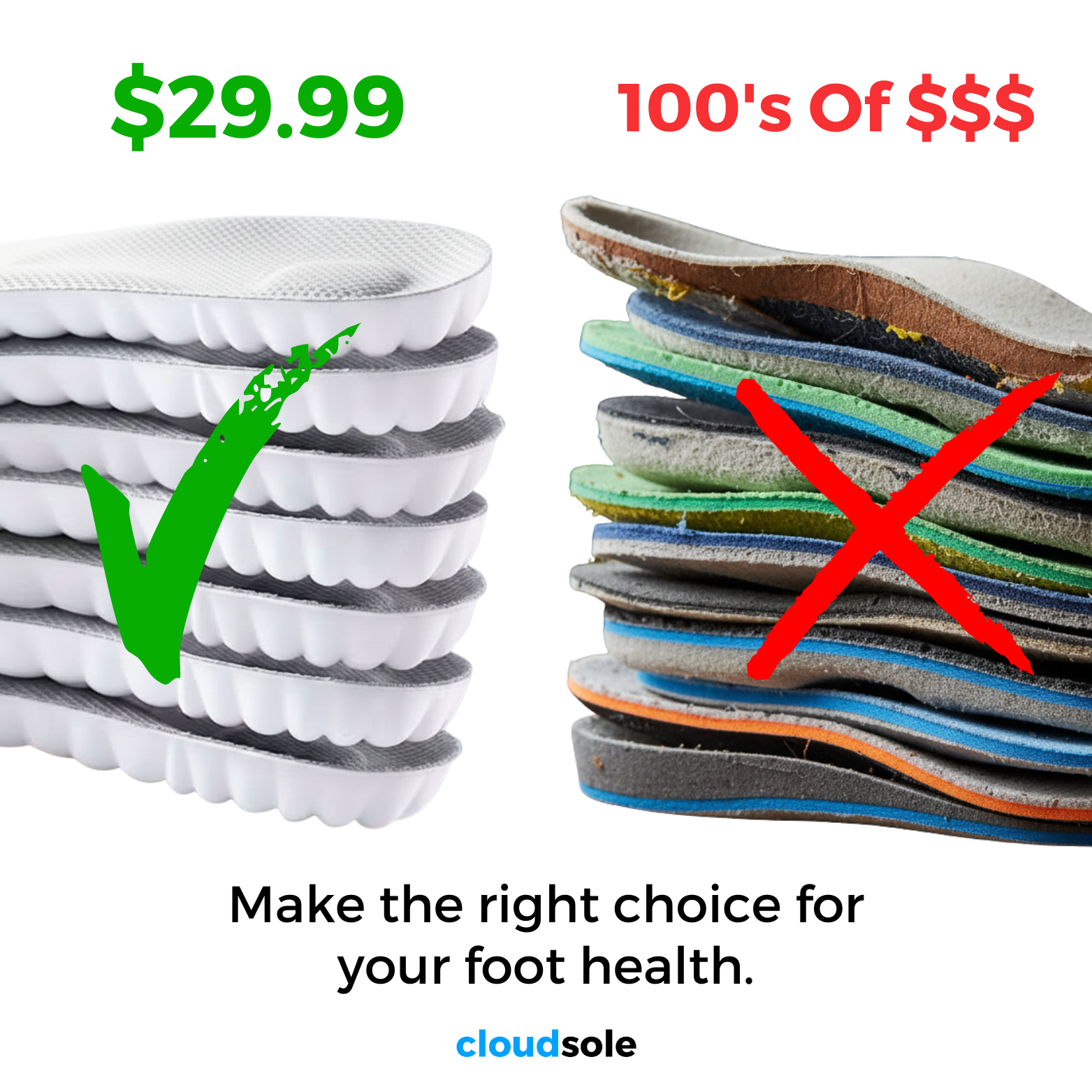 CloudSole Facebook ad