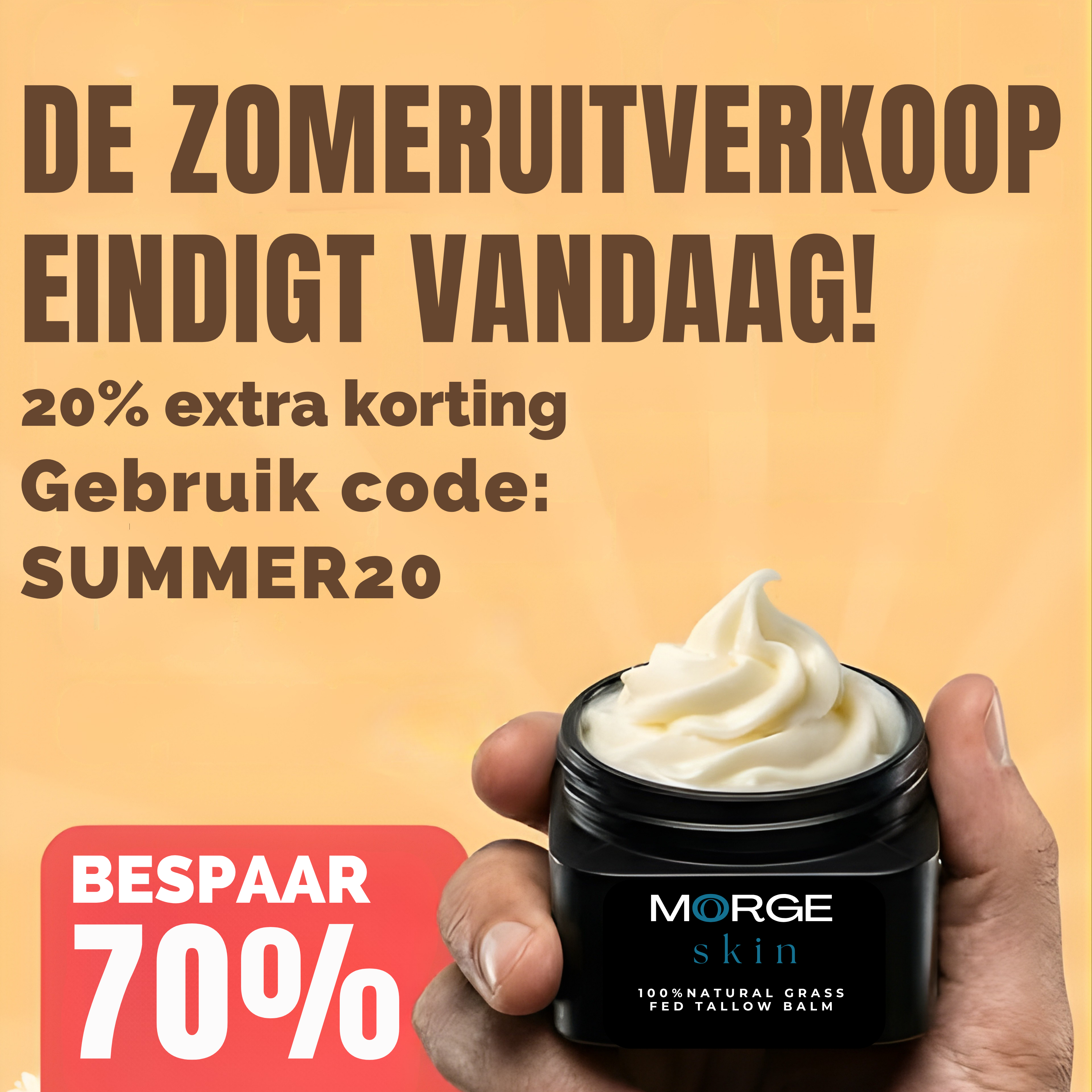 Morge Skin Facebook ad