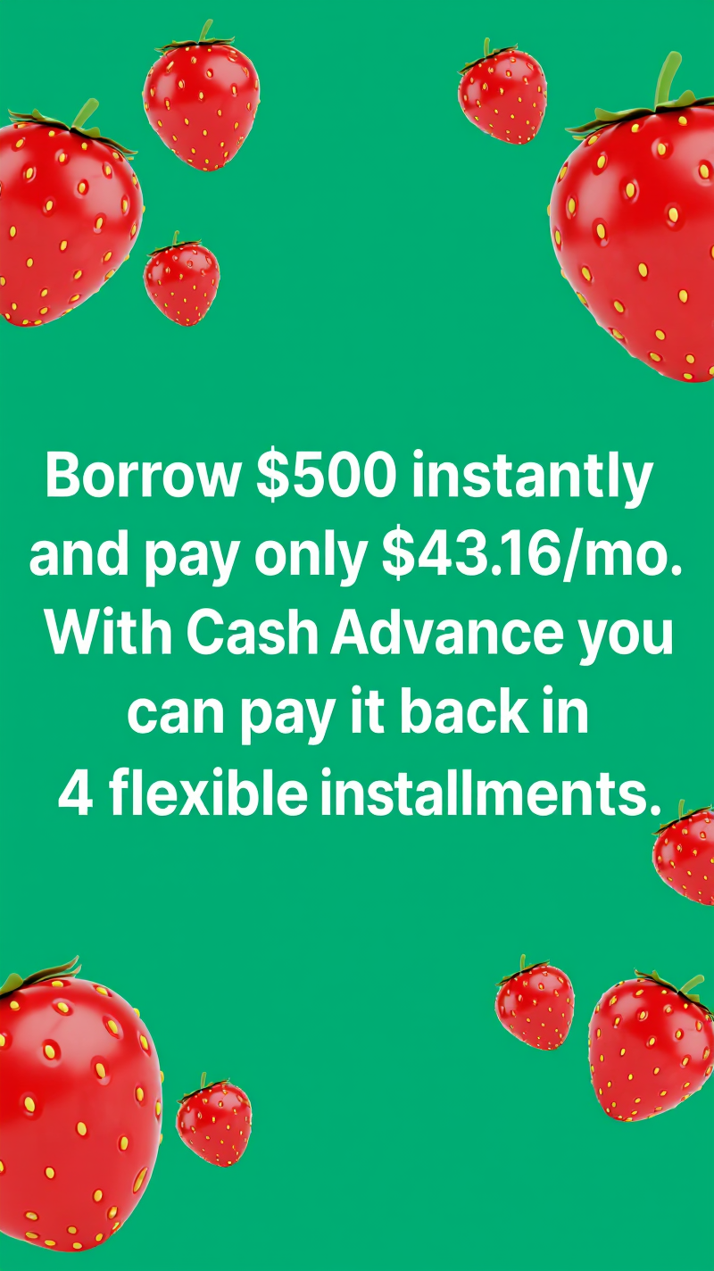 Cash Advance App Facebook ad