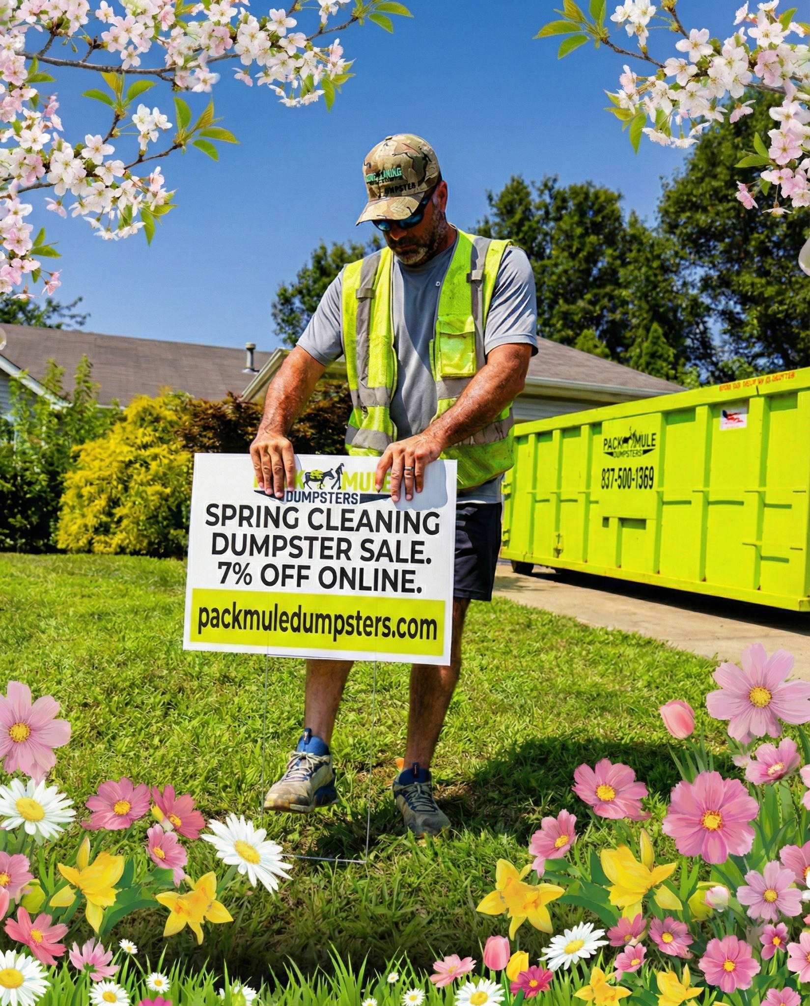 Pack Mule Dumpsters Facebook ad