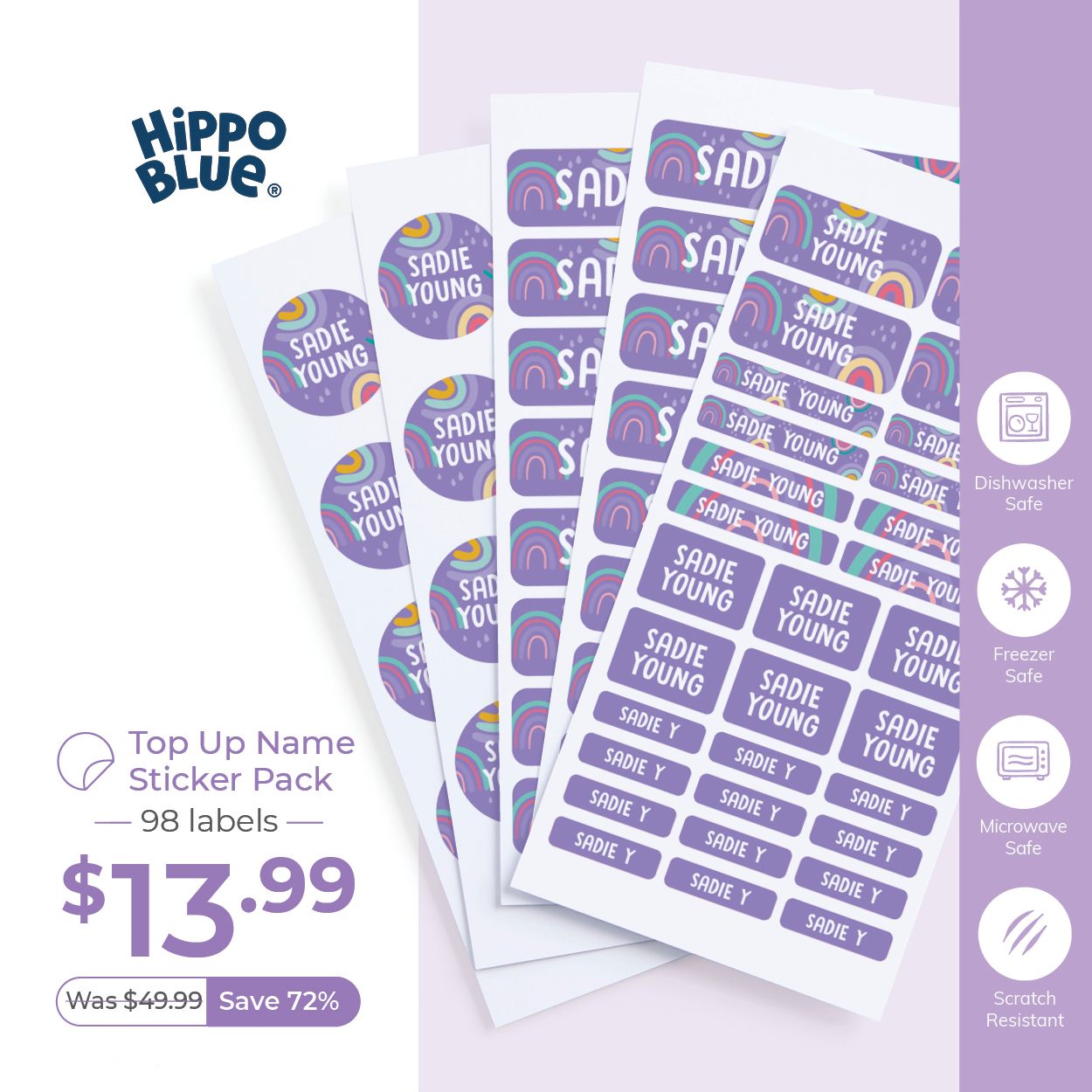 Hippo Blue Facebook ad