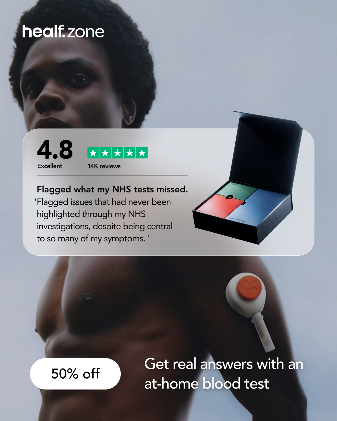 Healf. Facebook ad