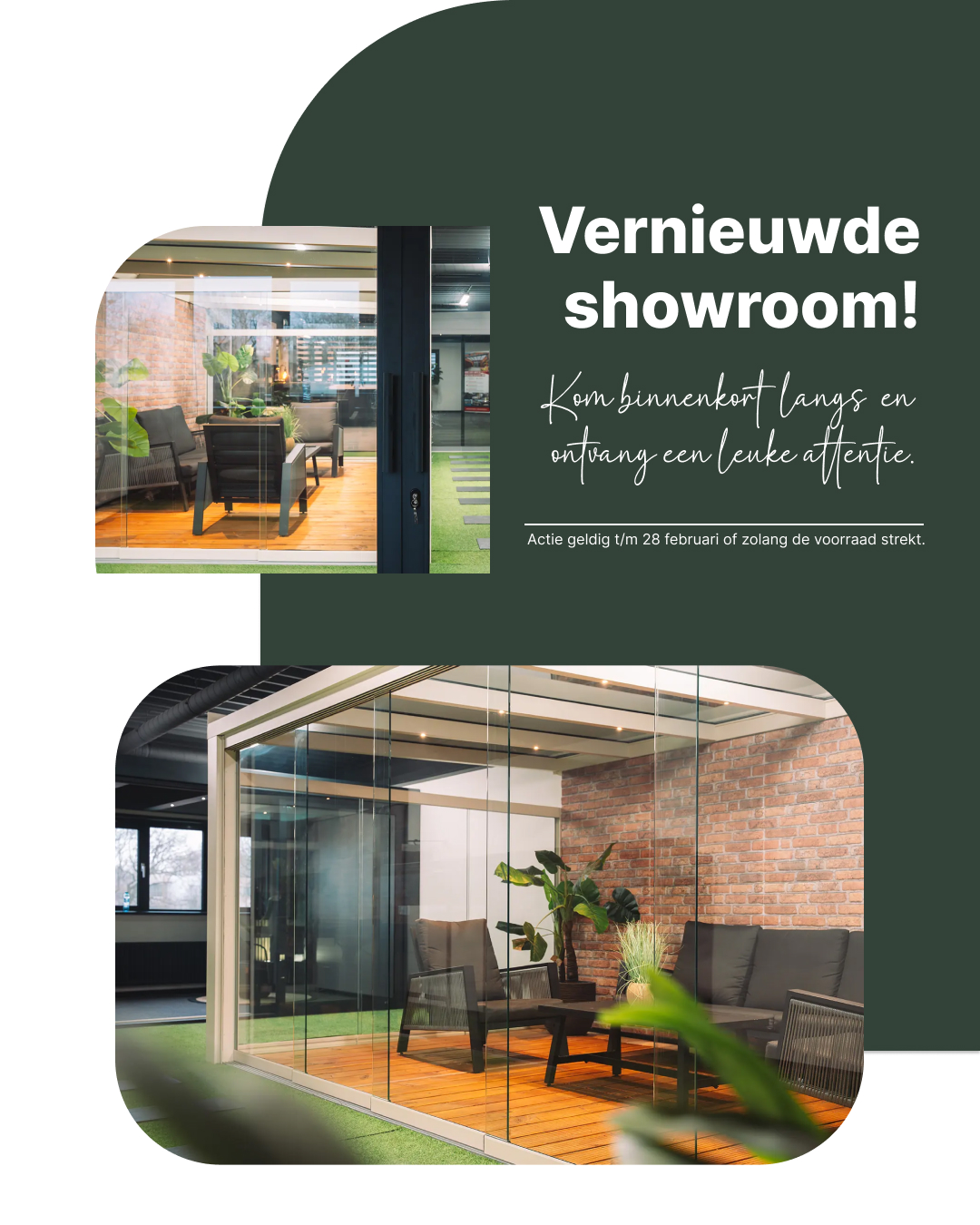 MozaVeranda Facebook ad: Overweeg je een veranda of tuinkamer, maar weet…
