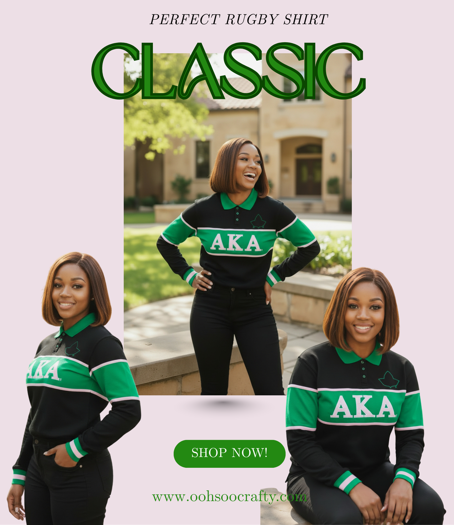 Ooh Soo Crafty Facebook ad: The Perfect AKA Rugby Shirt