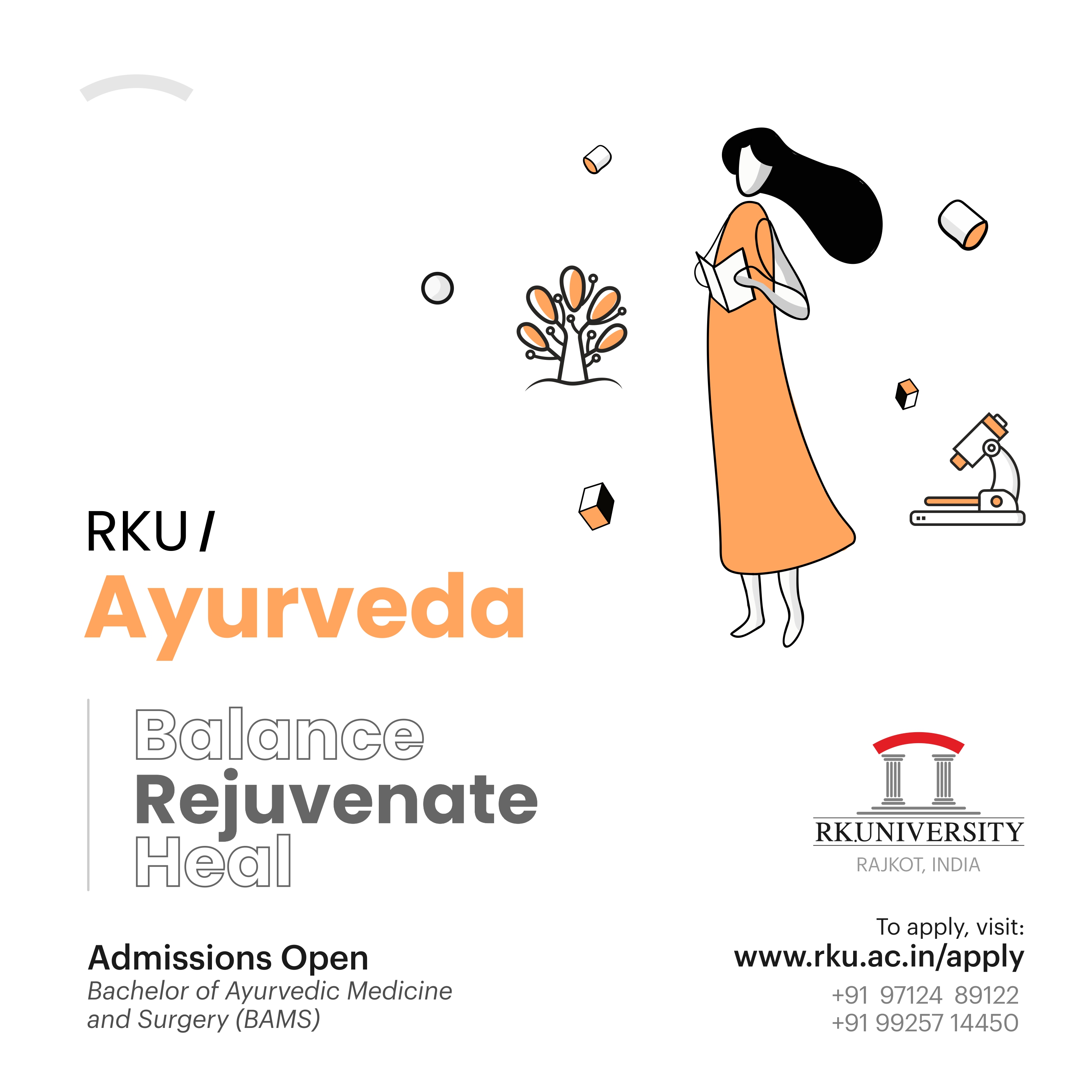 RK University Facebook ad