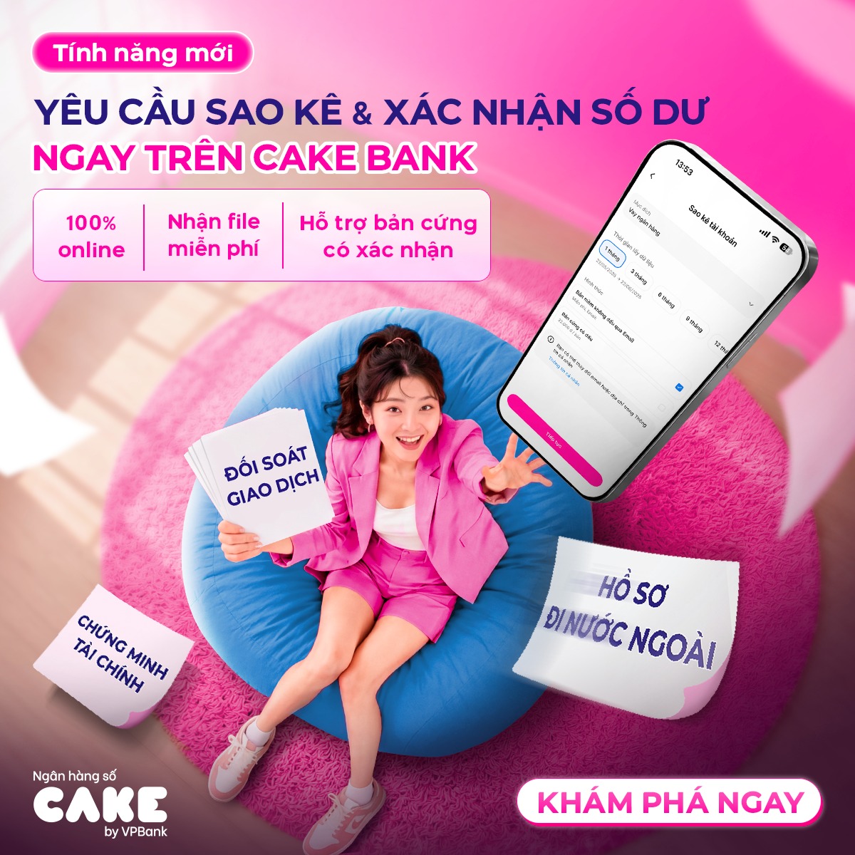 Ngân hàng số Cake by VPBank Facebook ad