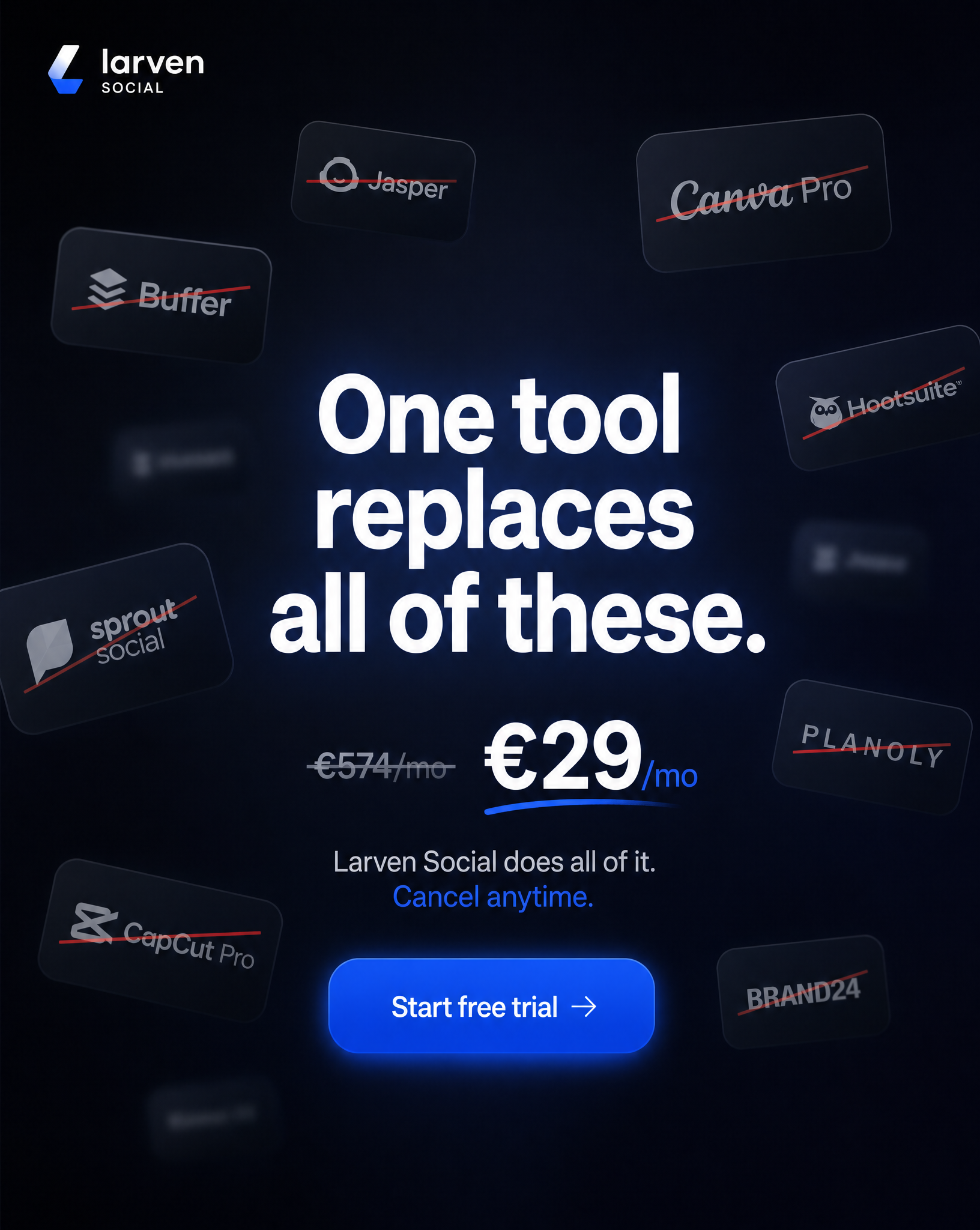Larven AI Facebook ad