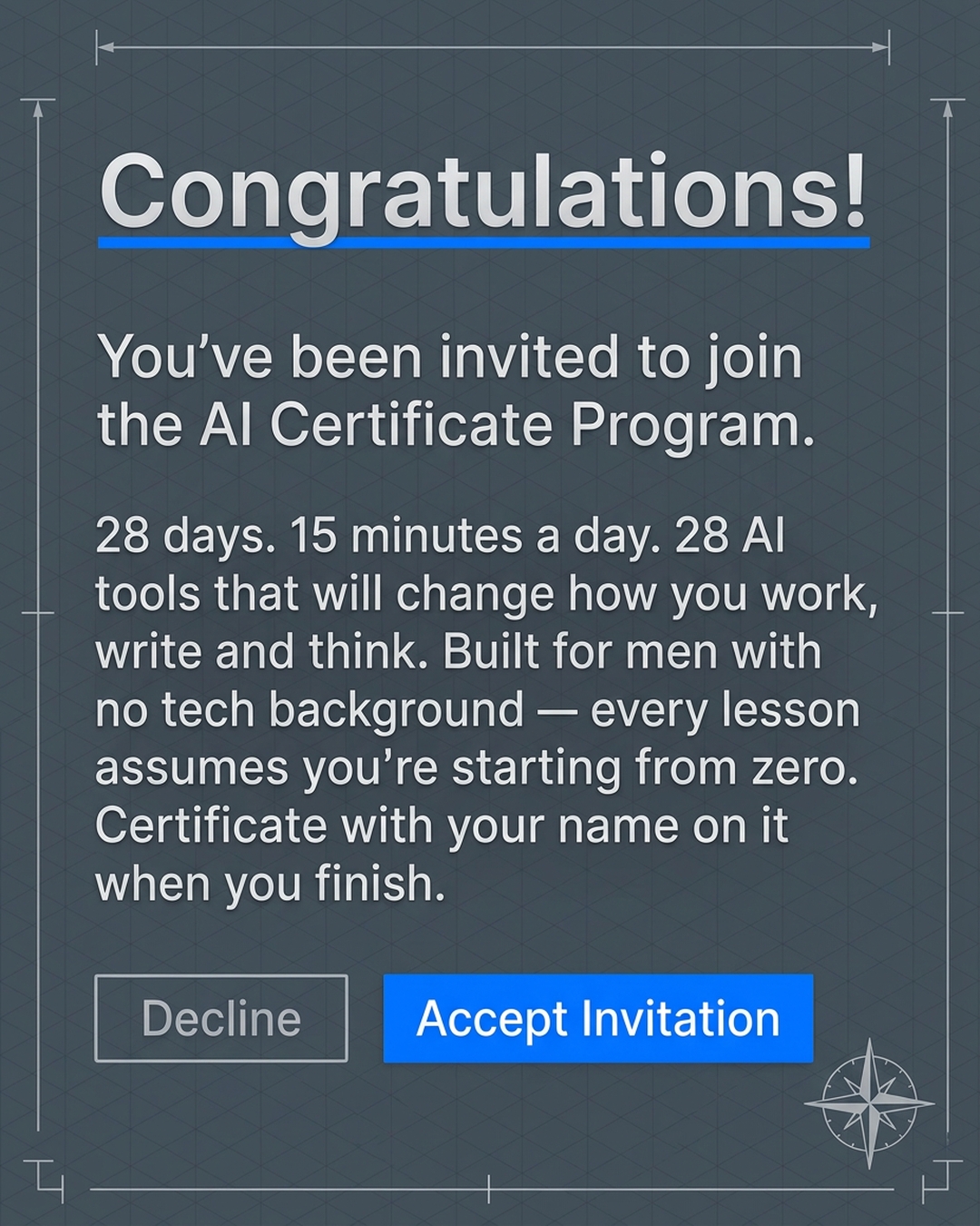 AI Simplified Facebook ad