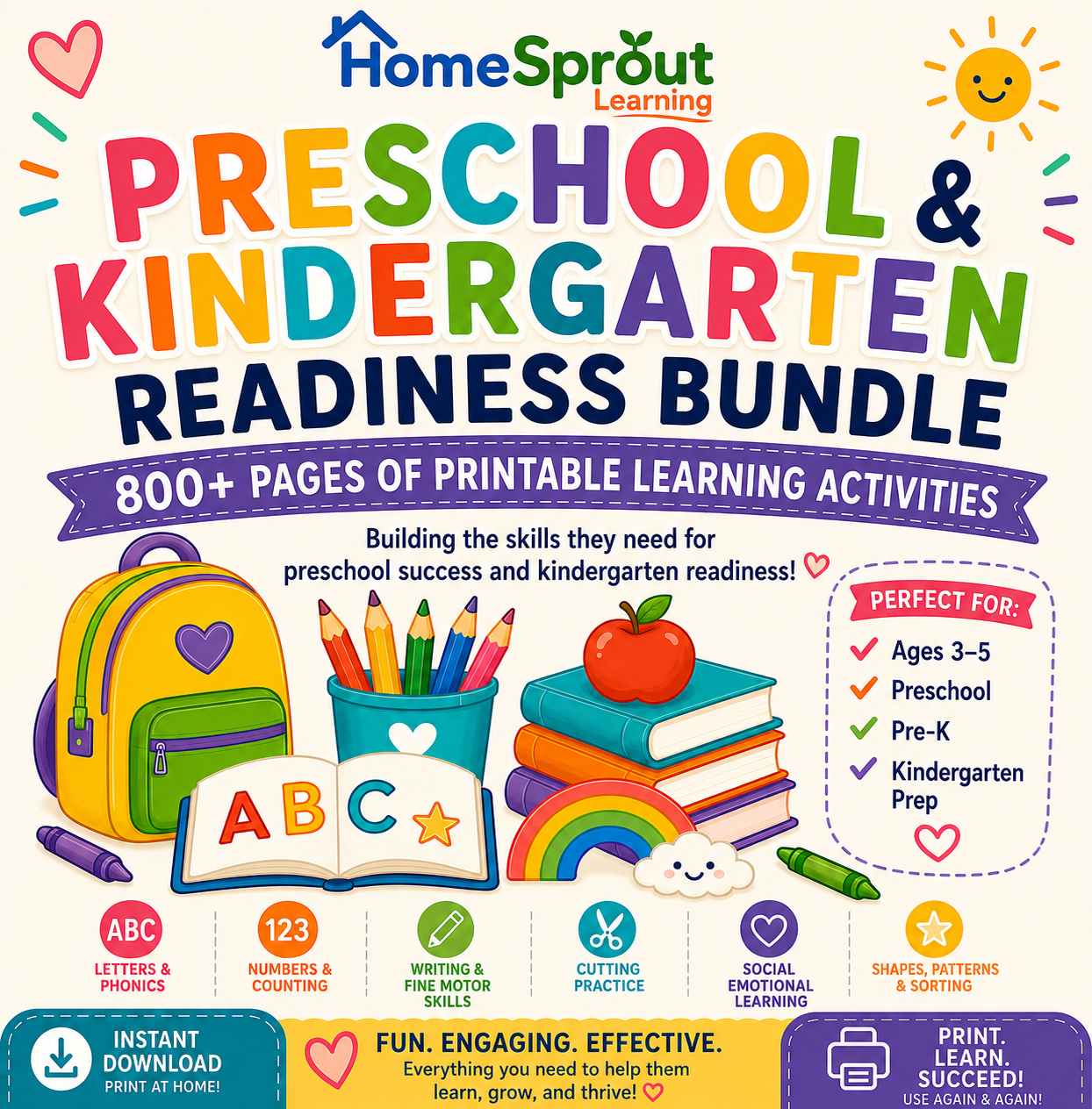 HomeSprout Learning Facebook ad