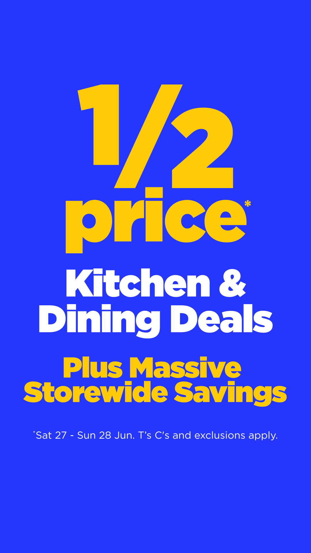 Briscoes Facebook ad