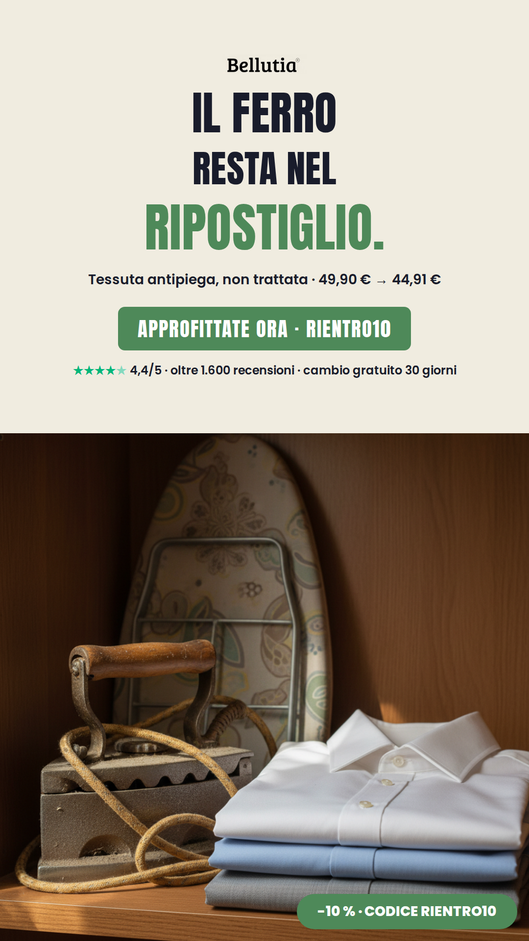 Bellutia Italia Facebook ad