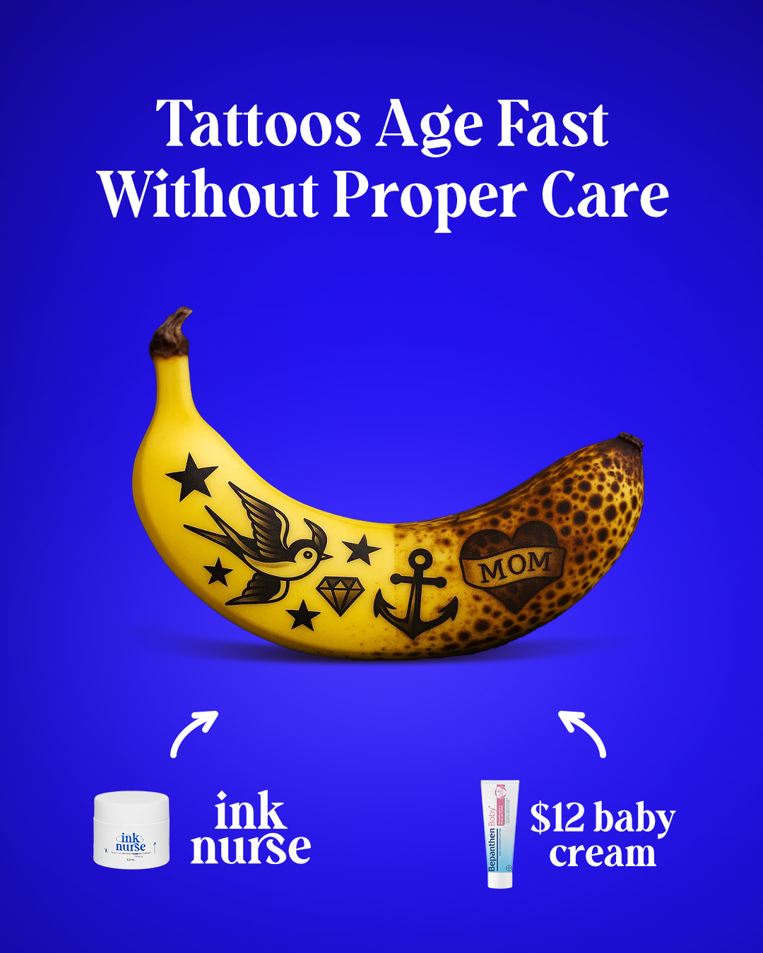 Ink Nurse Facebook ad: No More Re-Doing Your Tattoos, PLEASE.