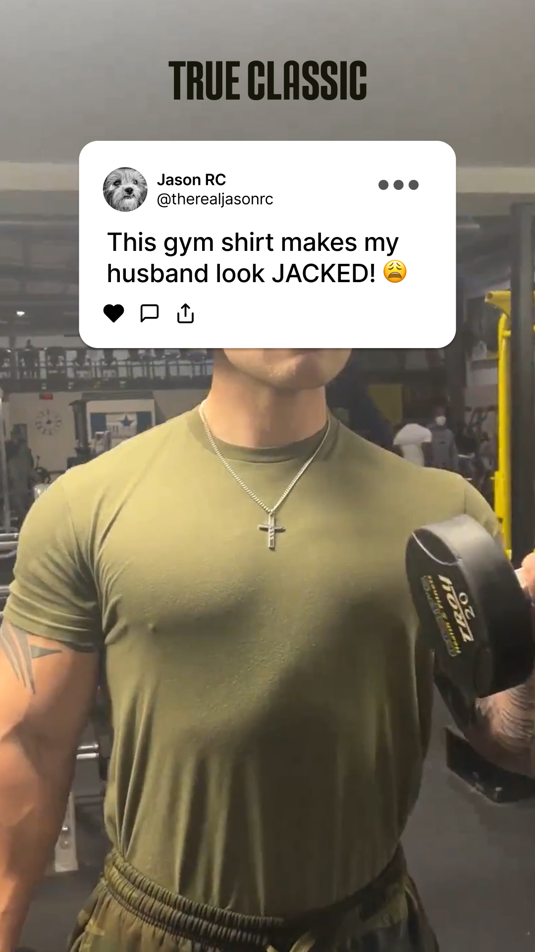 True Classic Facebook ad