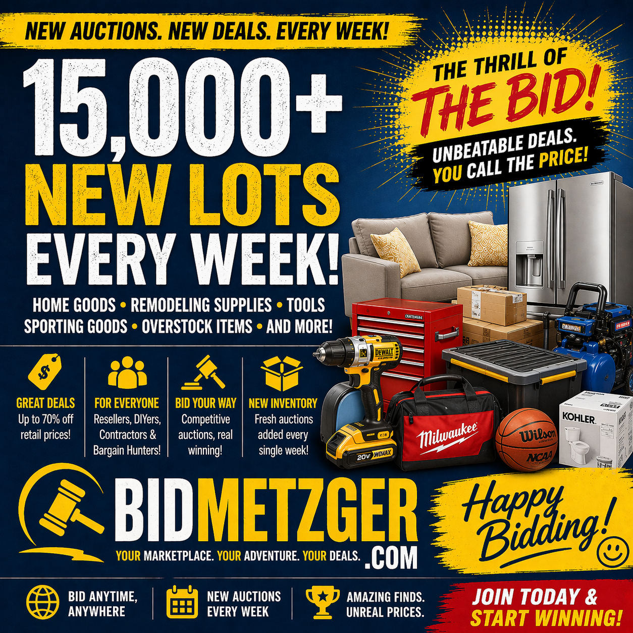 Metzger Auction Facebook ad