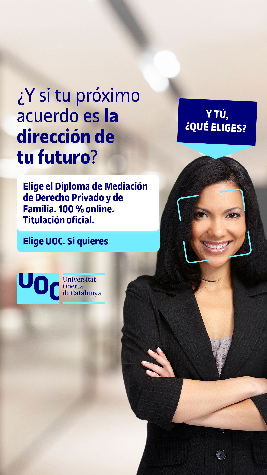 Universitat Oberta de Catalunya (UOC) Facebook ad