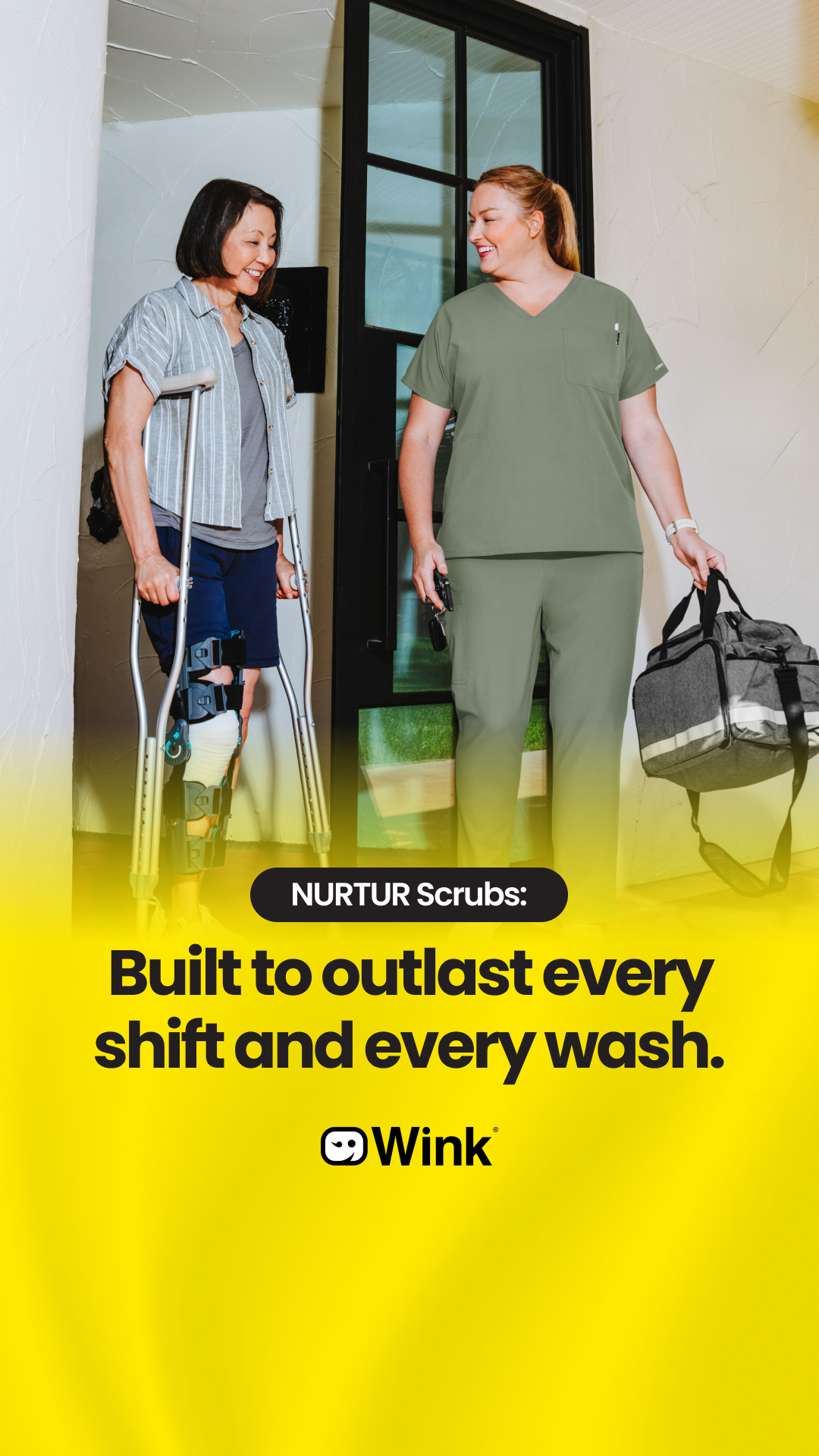 Wink Scrubs Facebook ad