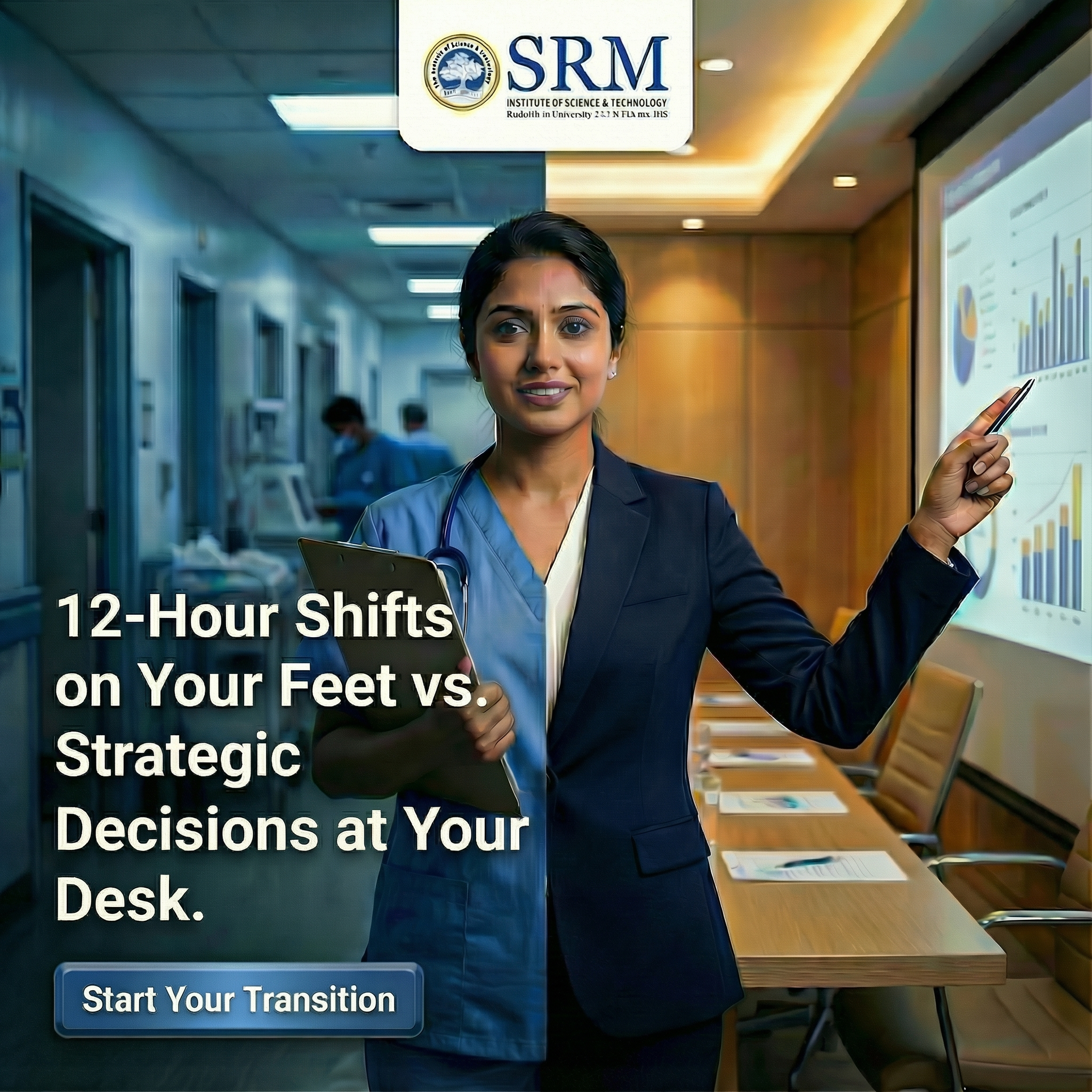 SRM Online Education Facebook ad