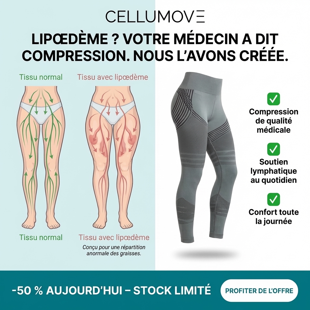 Cellumove France Facebook ad: Commencez votre soutien contre le lipœdème ce printemps