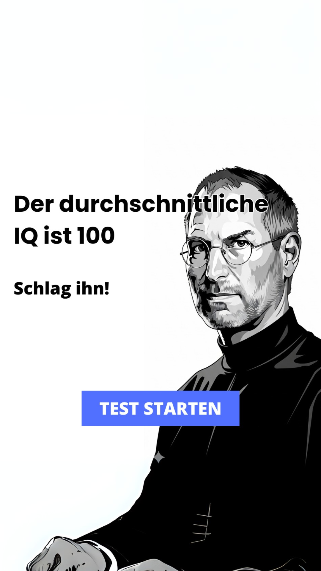Originaler IQ Test Facebook ad
