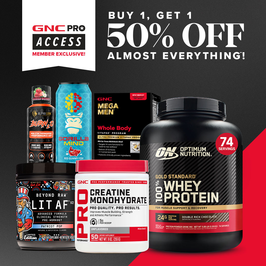 GNC Live Well Facebook ad