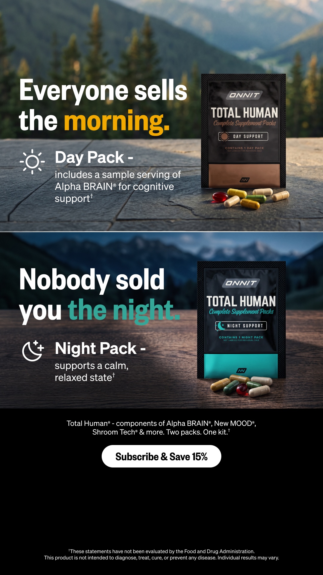 Onnit Facebook ad