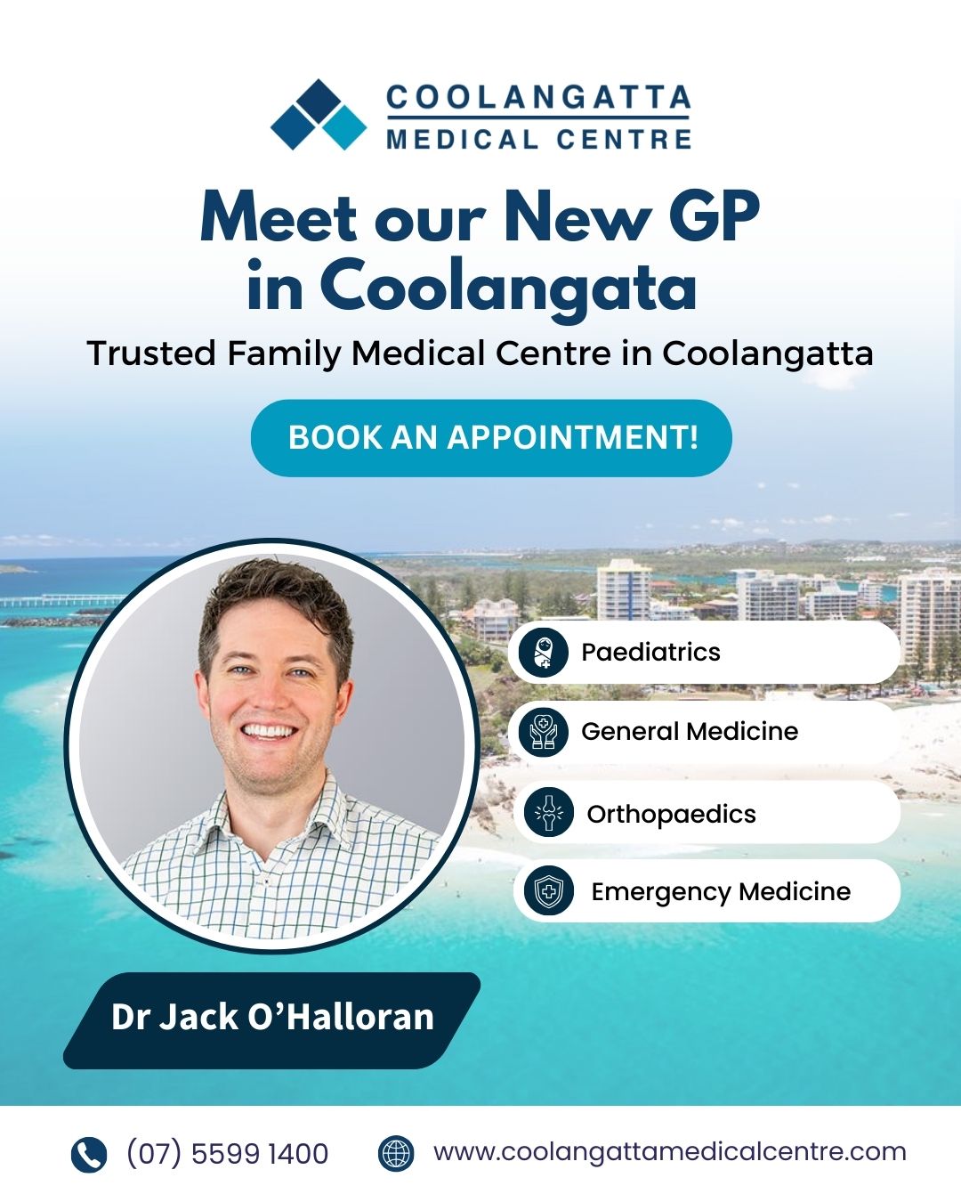 Coolangatta Medical Centre Facebook ad
