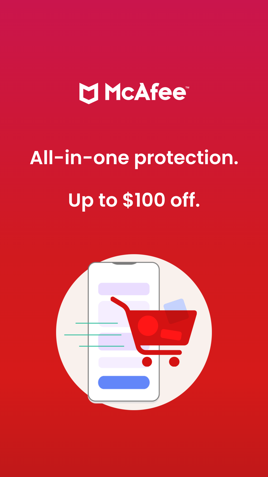 McAfee Facebook ad