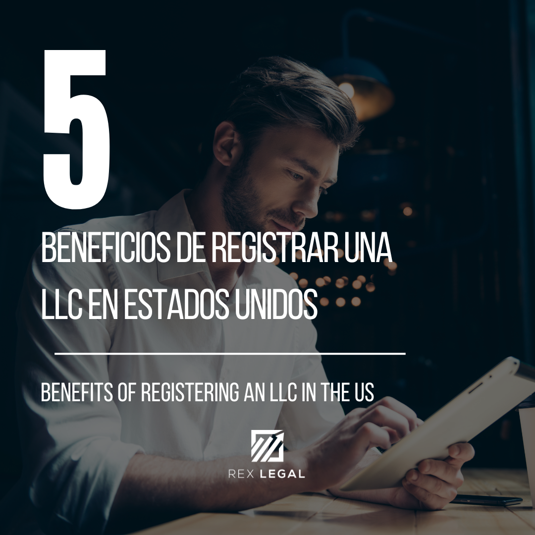 Rex Legal Facebook ad: ¿Se puede crear una empresa en los Estados…