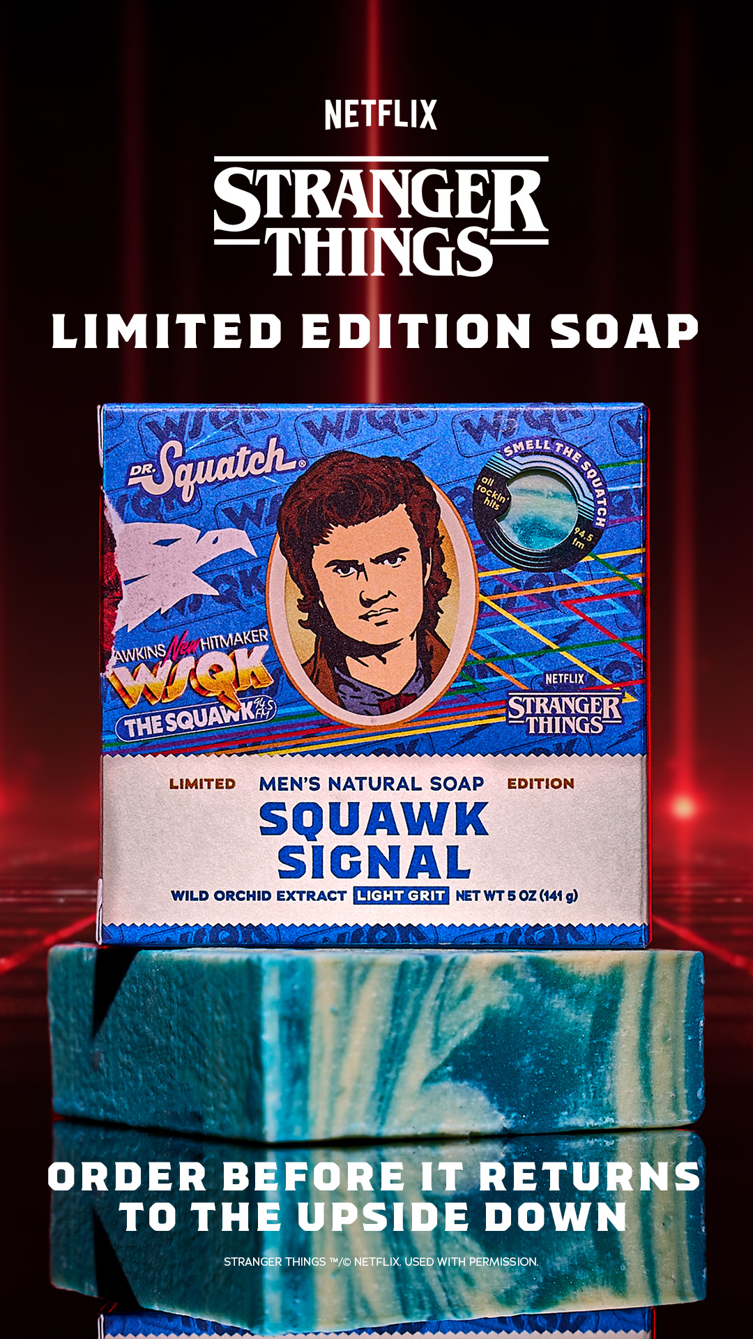 Dr. Squatch Facebook ad