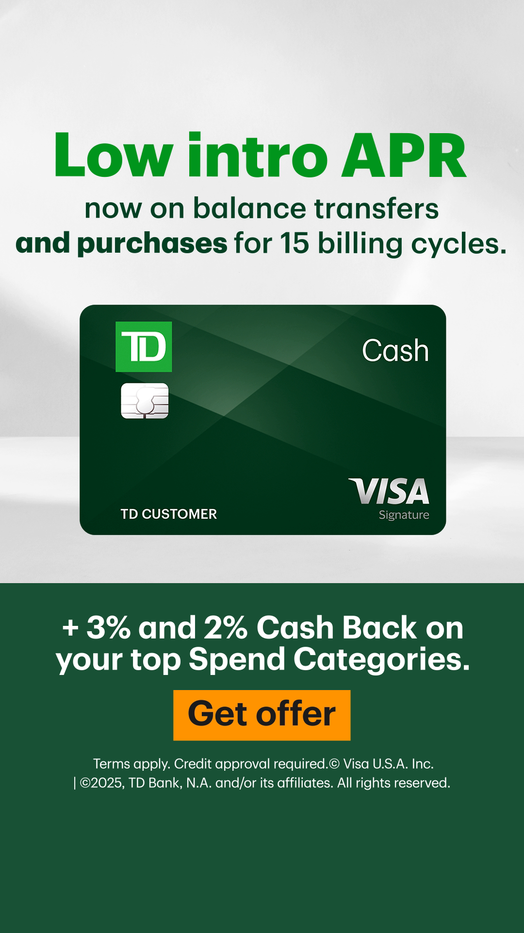 TD Facebook ad