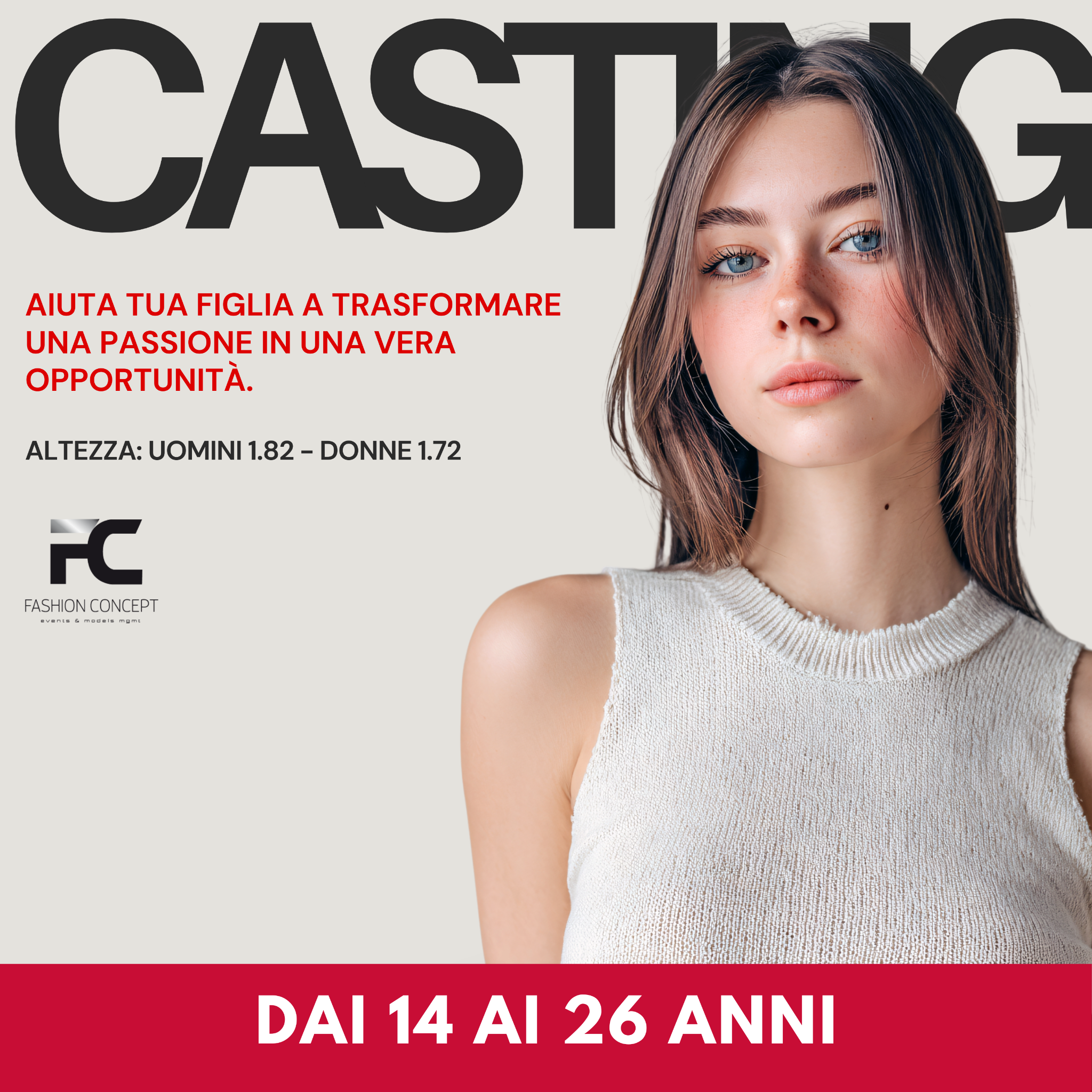 Fashion Concept Web Model Agency Facebook ad