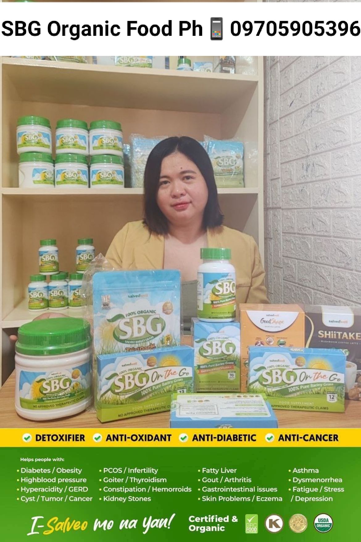 SBG Organic Food Ph Facebook ad: Hello, Salvean!