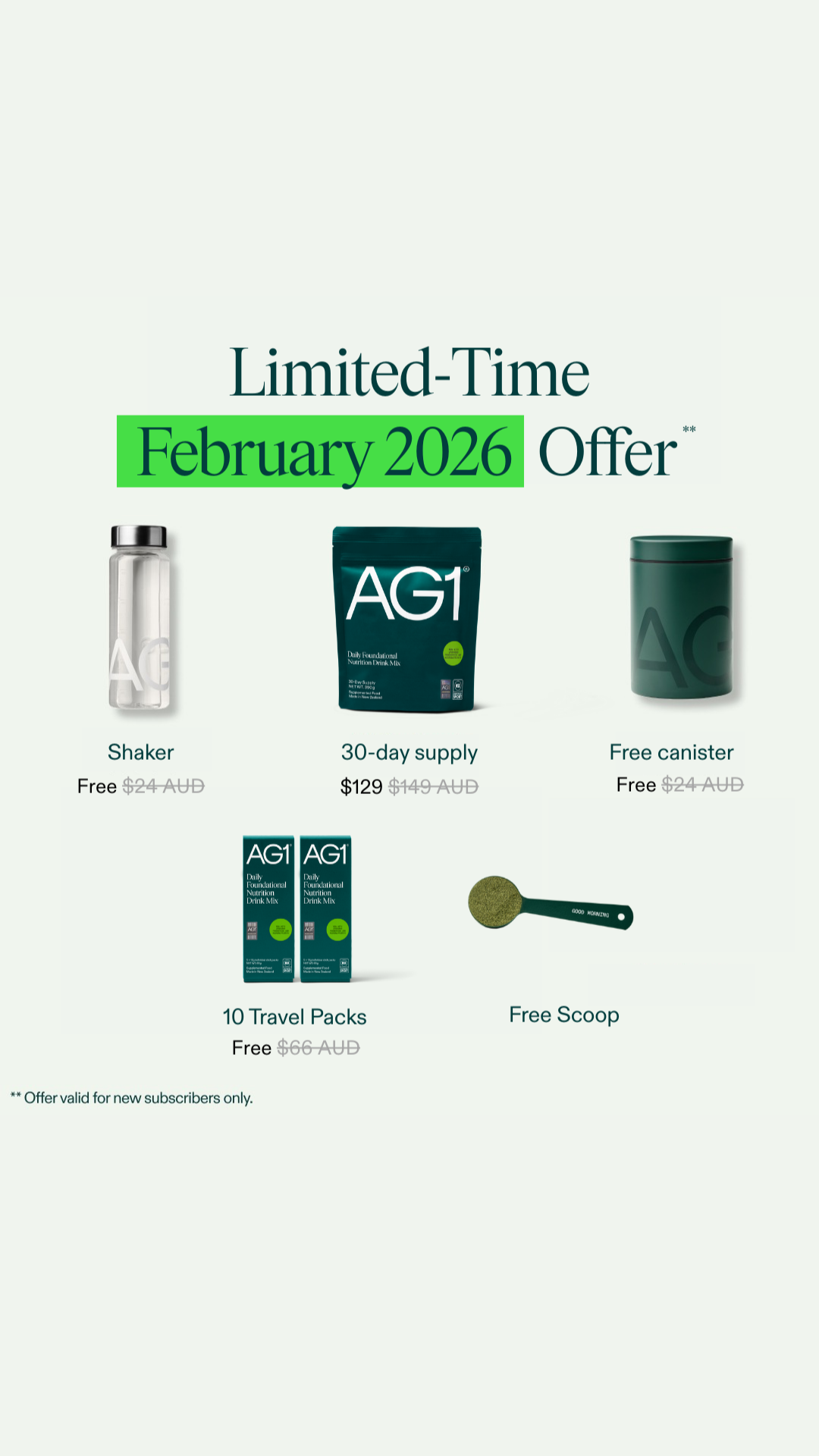 AG1 by Athletic Greens Facebook ad