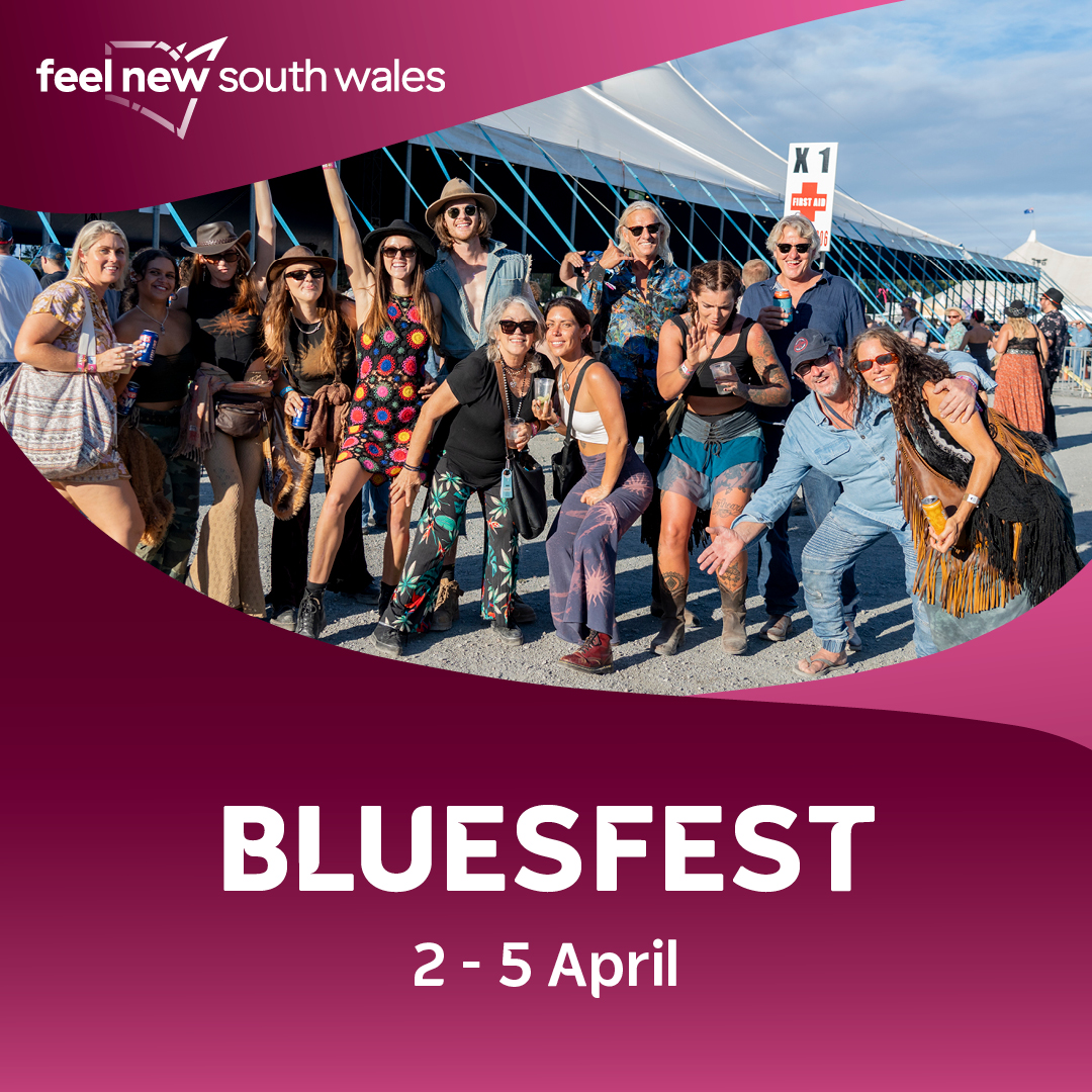 Visit NSW Facebook ad: Byron Bay Bluesfest