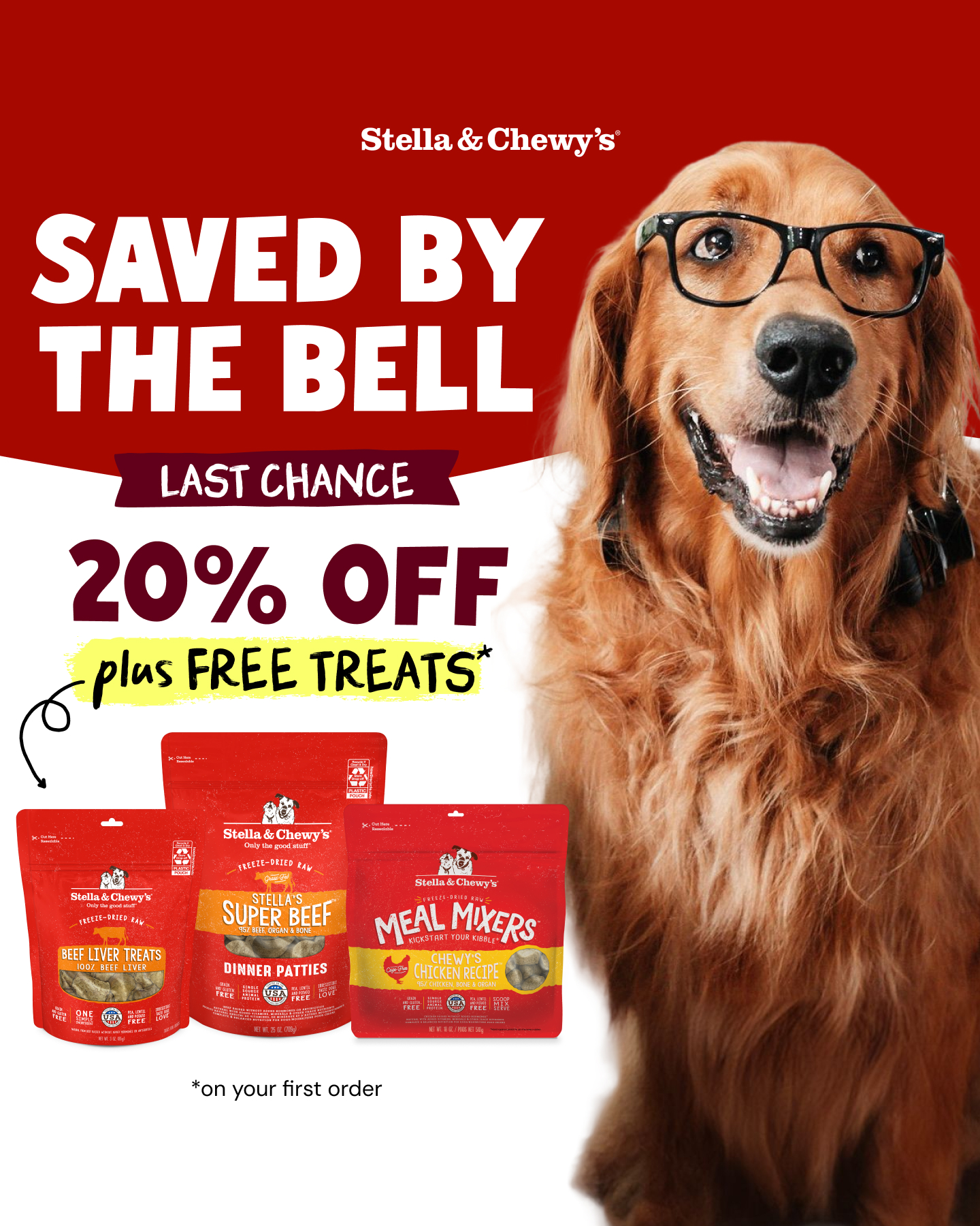 Stella & Chewy's Facebook ad