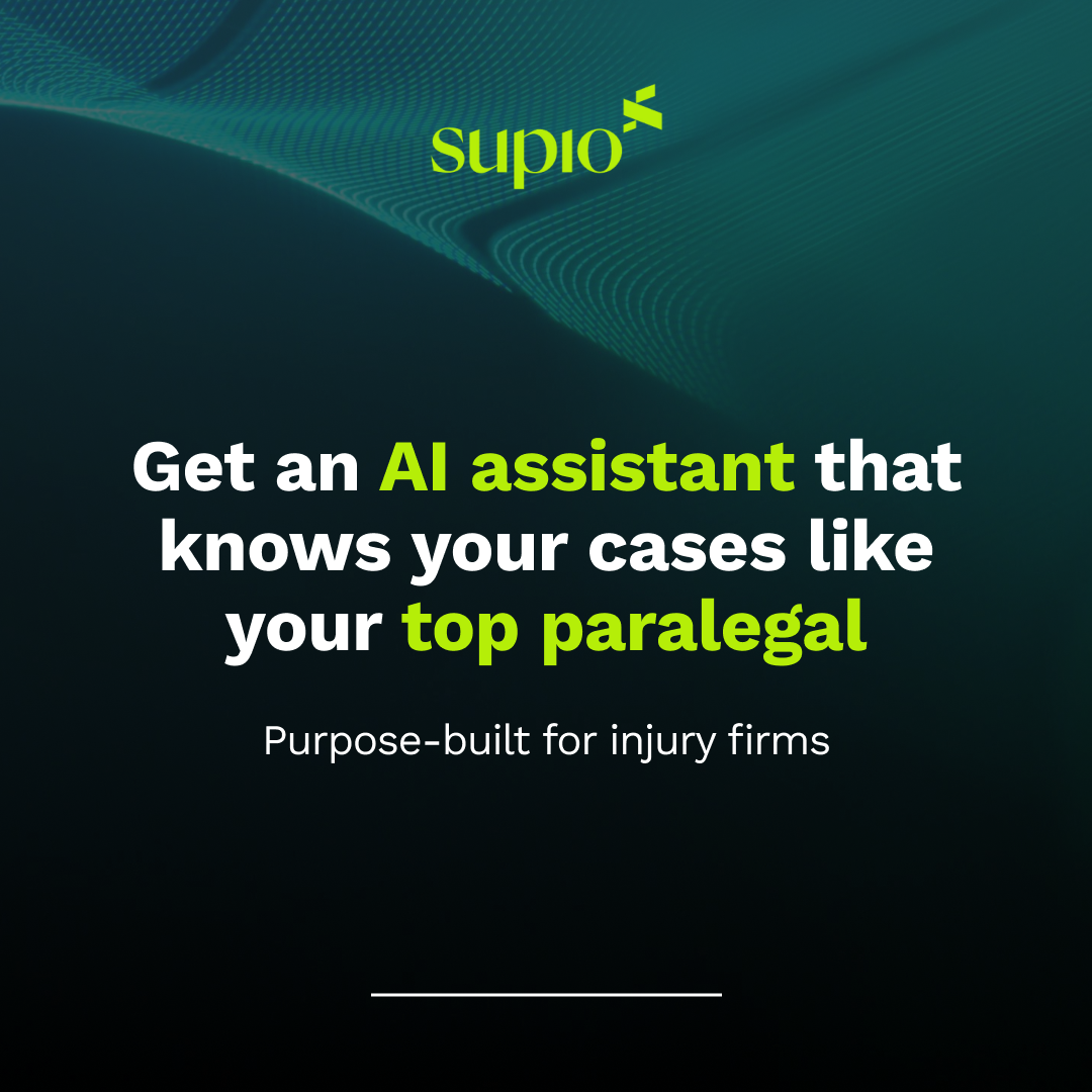 Supio Legal AI Facebook ad