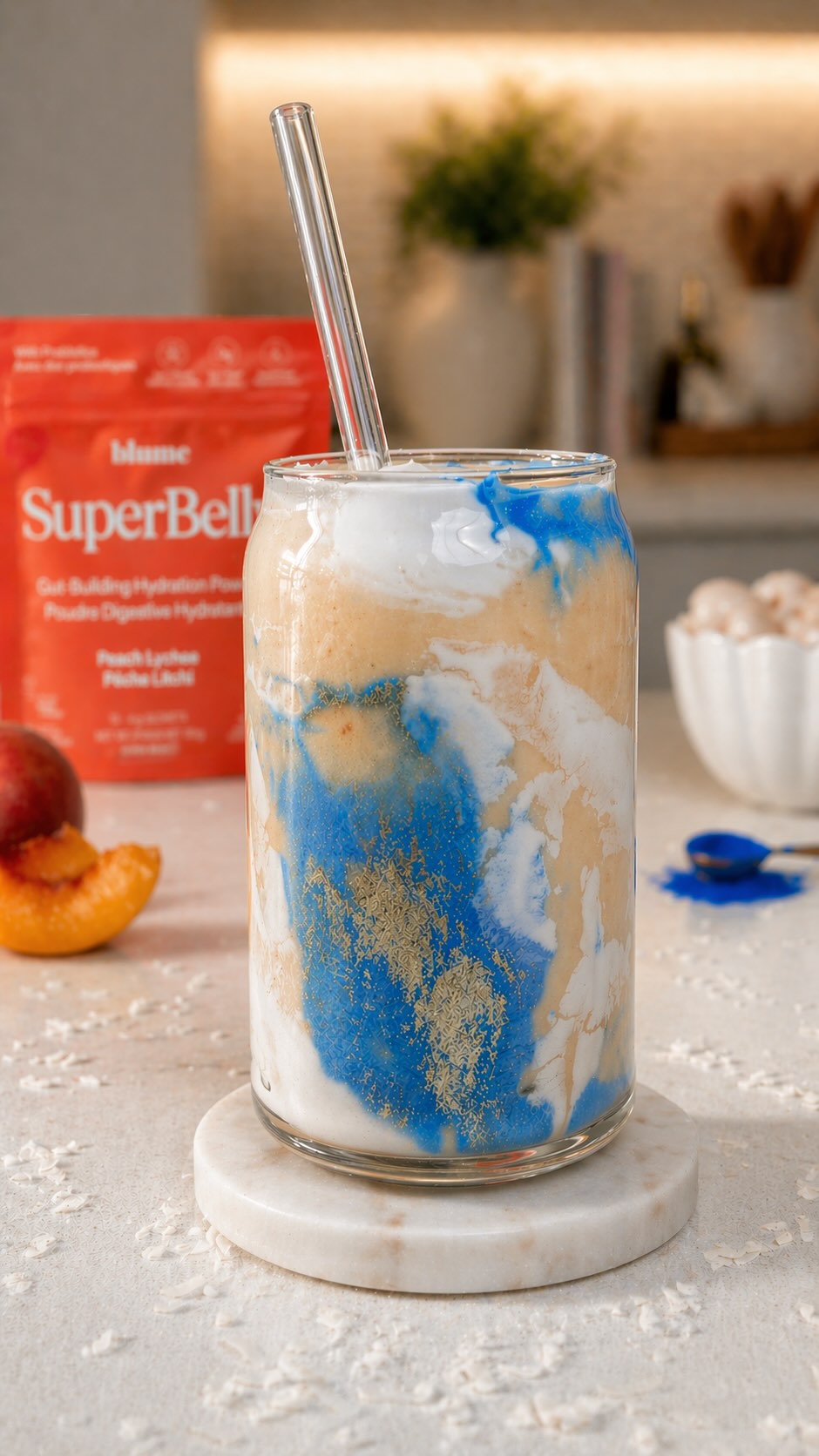 Blume Facebook ad: Lately it’s been all about quick, feel-good sips…
