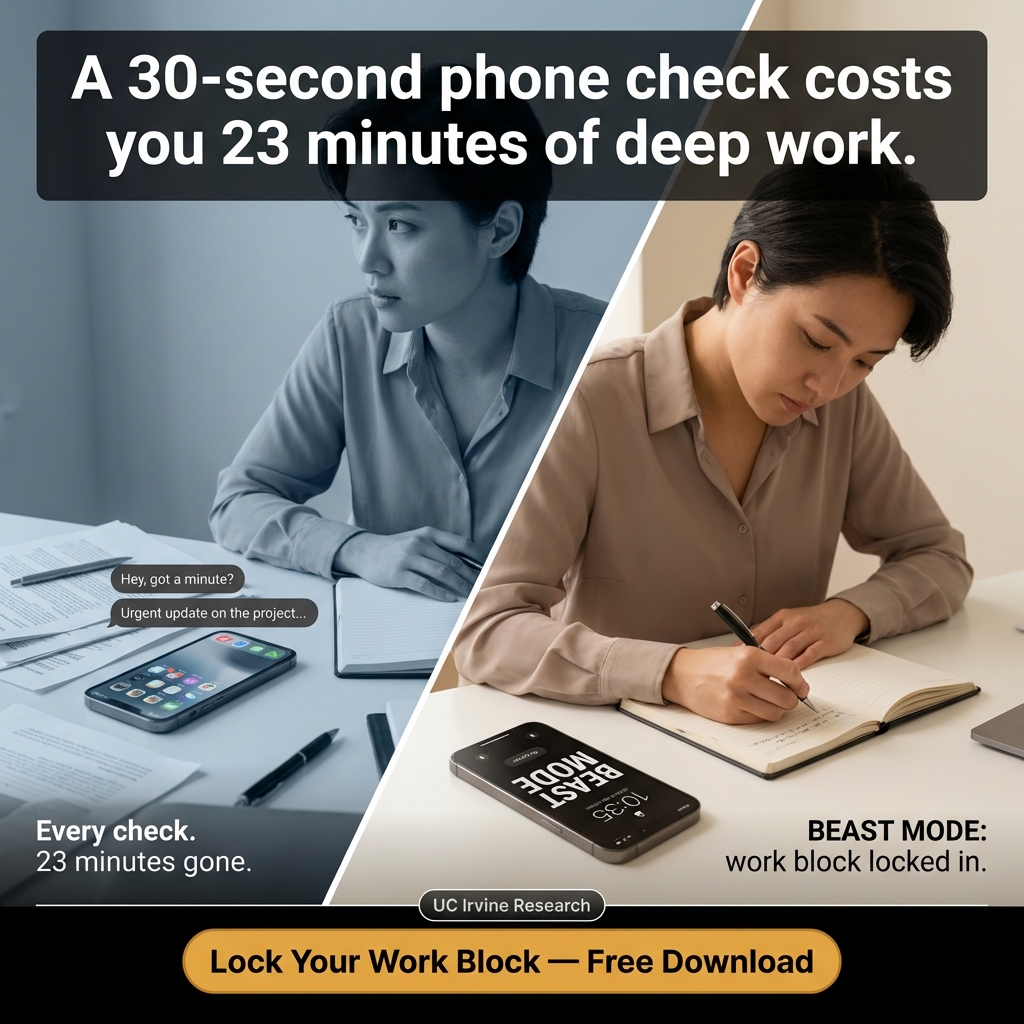 BePresent - Screen Time Control Facebook ad: Take Back Your Time