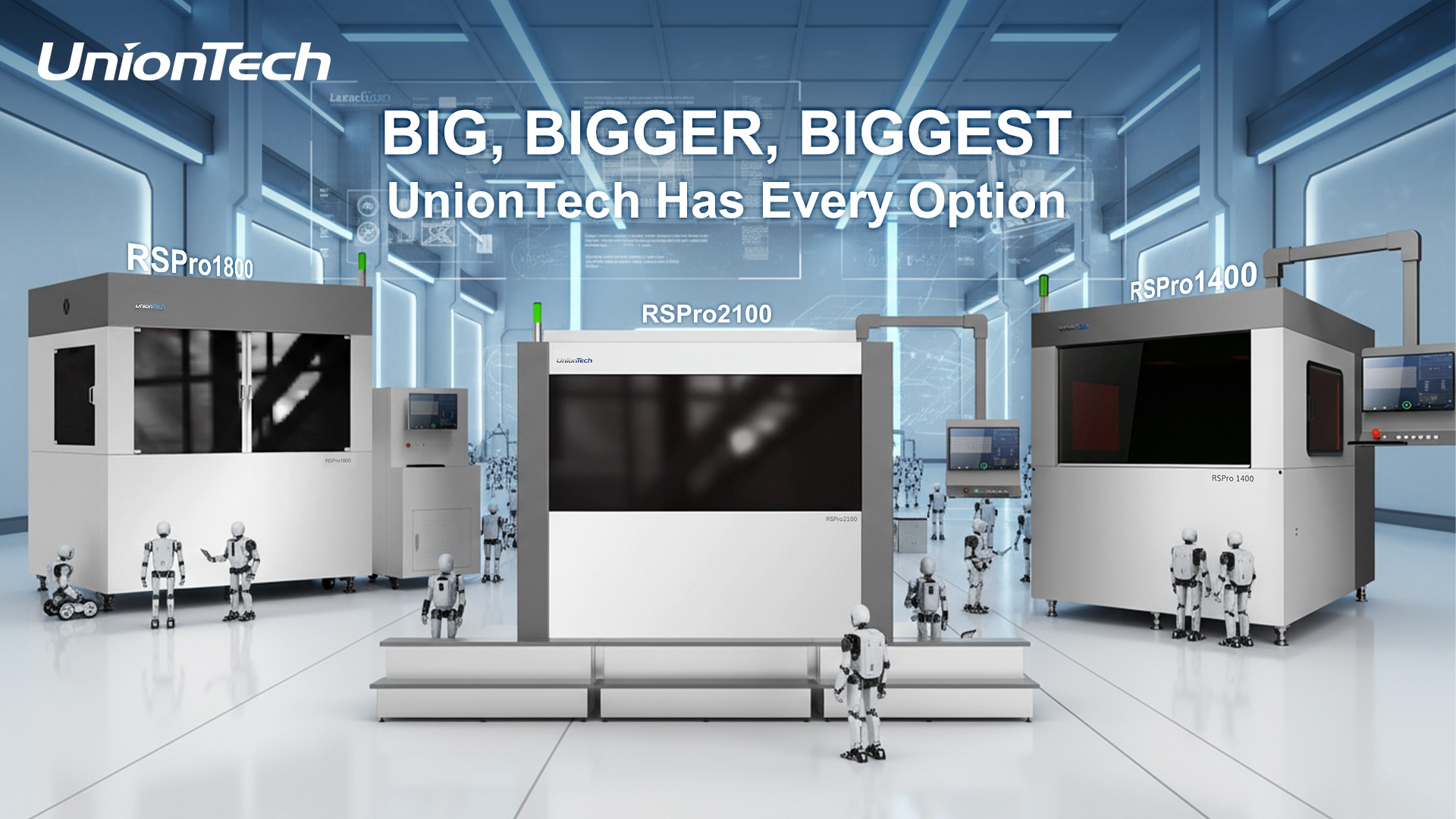 UnionTech 3D Facebook ad: UnionTech specializes in industrial 3D SLA printers and…