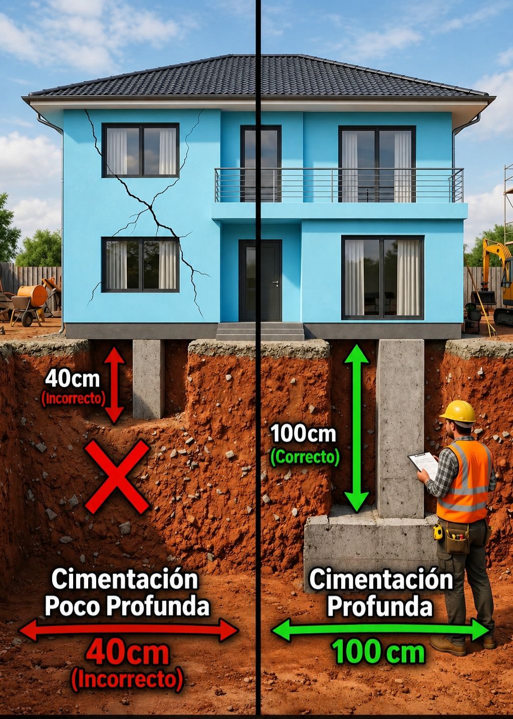 Seymac Facebook ad: Una mala cimentación no falla el primer día……