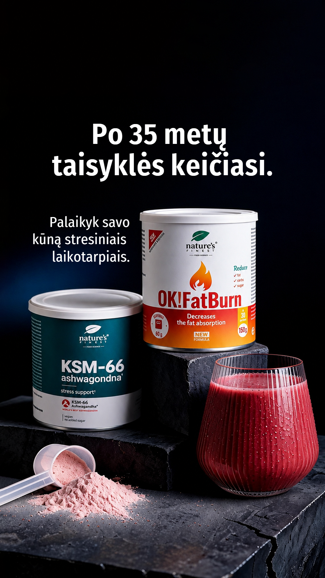 Nature's Finest Lithuania Facebook ad