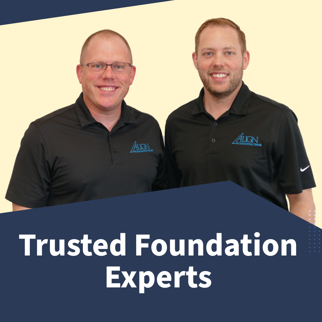 Align Foundation Repair Facebook ad: We are a full-service foundation repair and drainage…