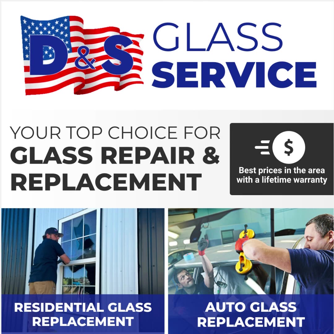 D & S Glass Service Facebook ad: Request A Quote!