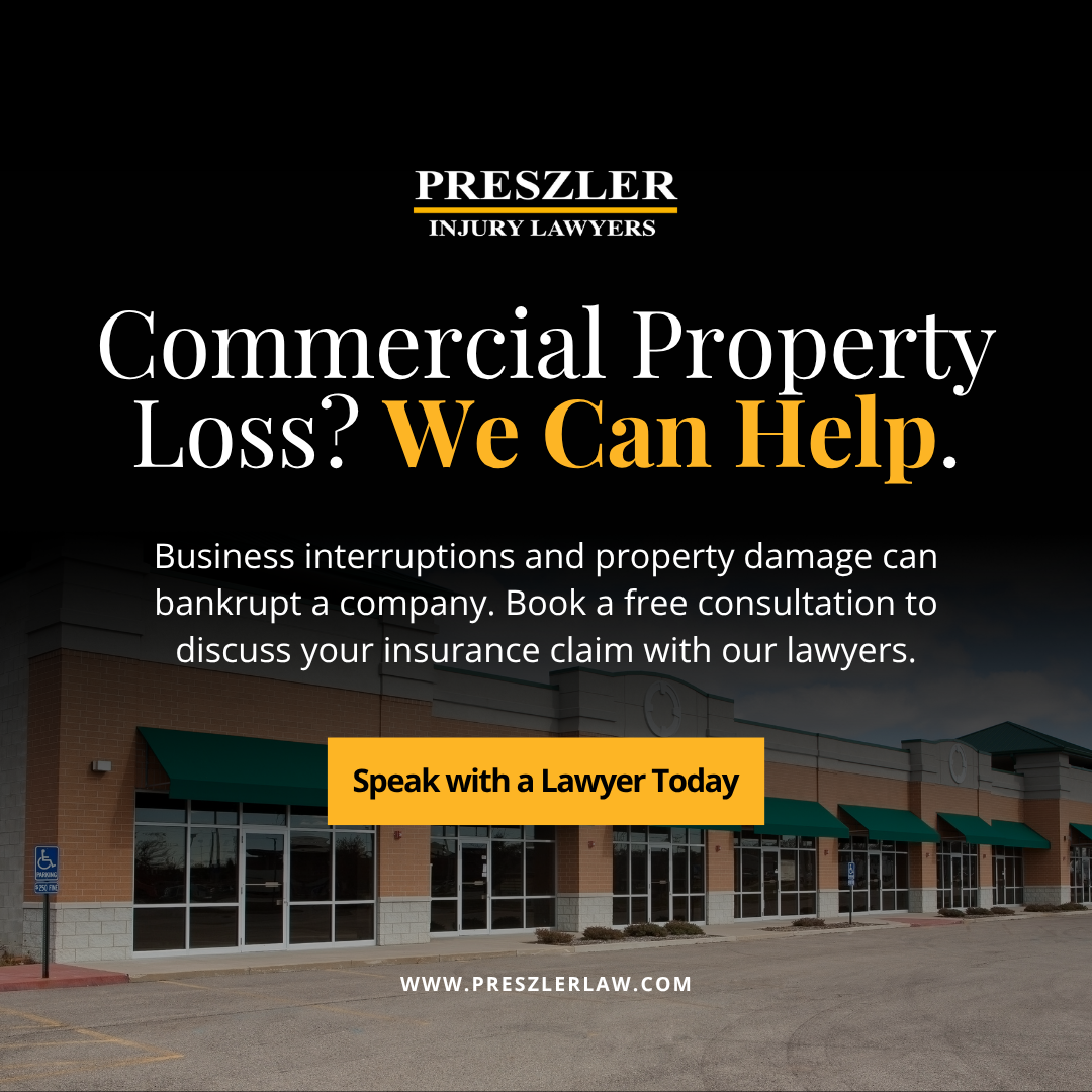 Preszler Injury Lawyers Facebook ad